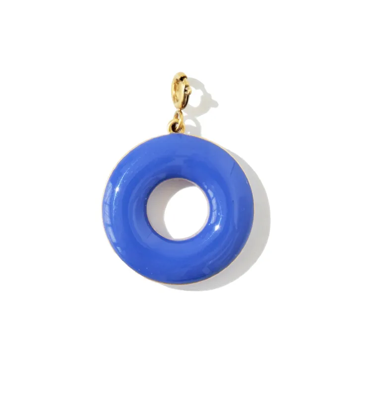 Donut Pendant • Royal Blue & Spring Lilac sold by Matter Matters
