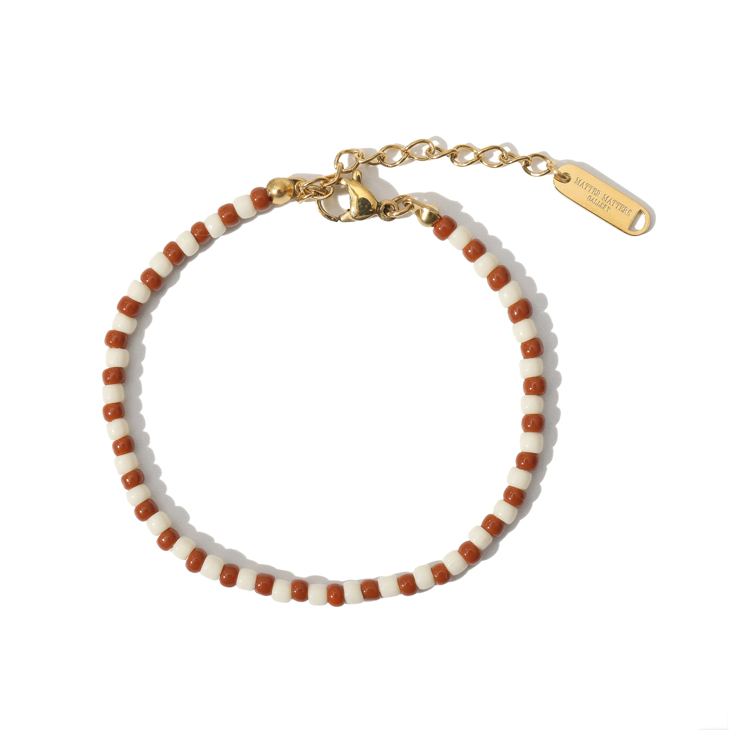 Humble Heart / Bracelet • Black & Cream sold by Matter Matters product image thumbnail 5