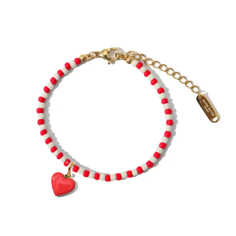 Humble Heart / Bracelet • Red & Pink sold by Matter Matters