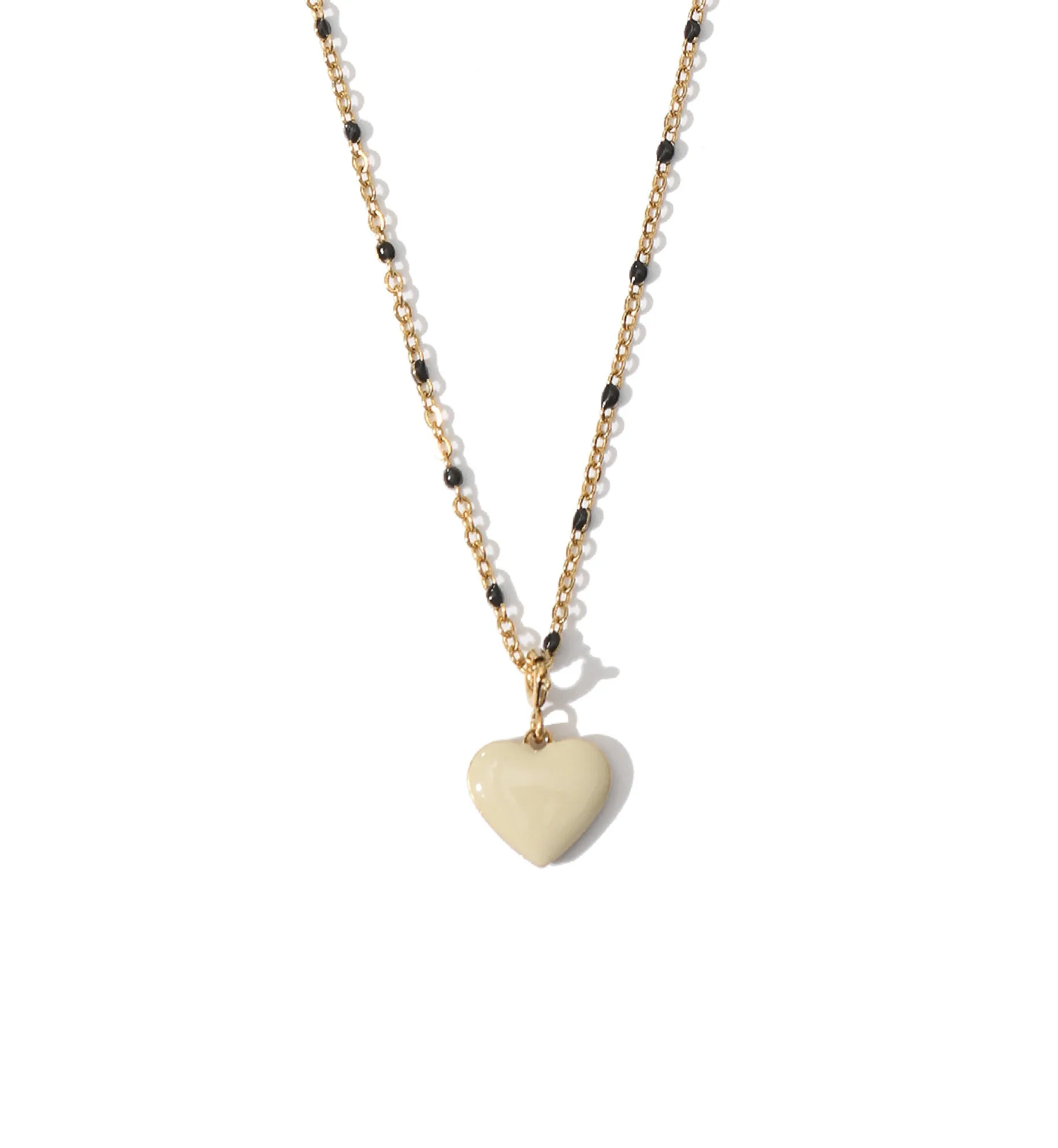 Humble Heart Necklace • Black & White sold by Matter Matters