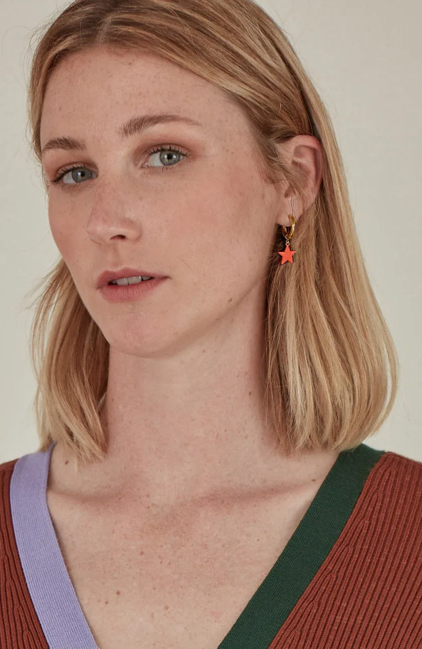 Sparkle Heart & Star / Hoops • Yellow & Orange sold by Matter Matters product image thumbnail 3