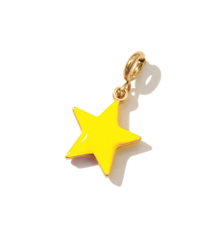 Shining Star Pendant • Orange & Yellow sold by Matter Matters