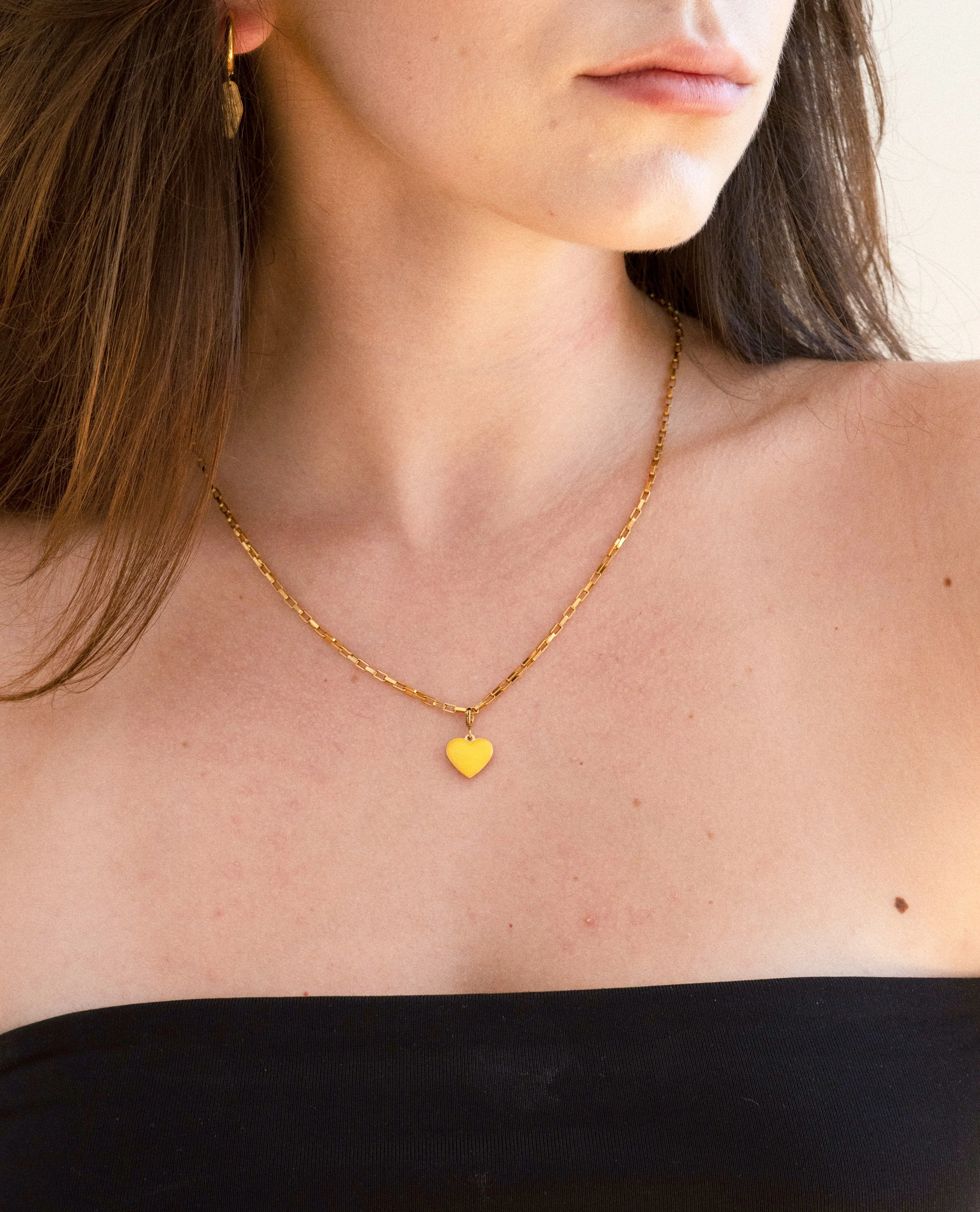 Humble Heart Pendant • Orange & Yellow sold by Matter Matters product image thumbnail 2