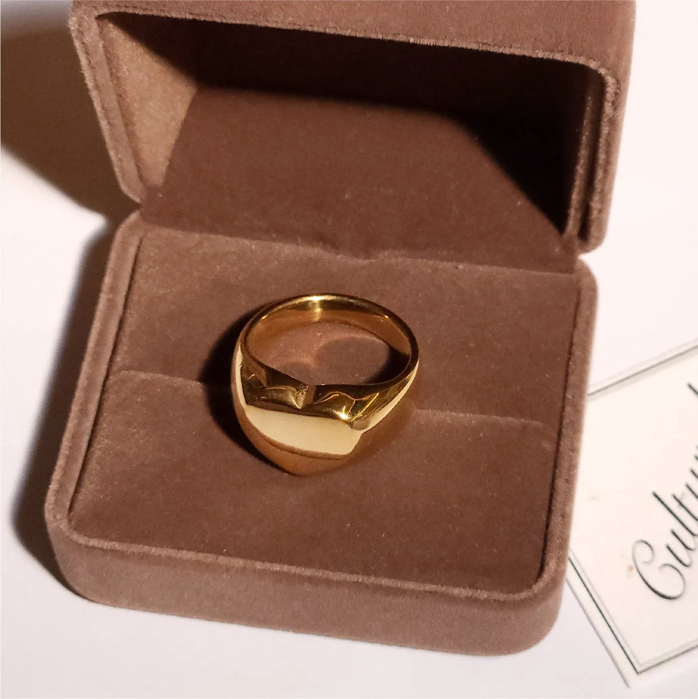 Heart Signet Ring sold by Matter Matters product image thumbnail 4