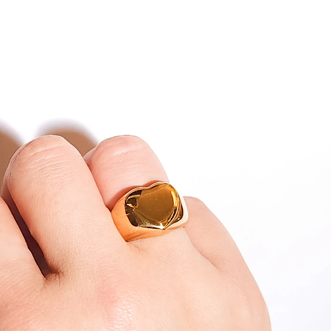 Heart Signet Ring sold by Matter Matters product image thumbnail 2