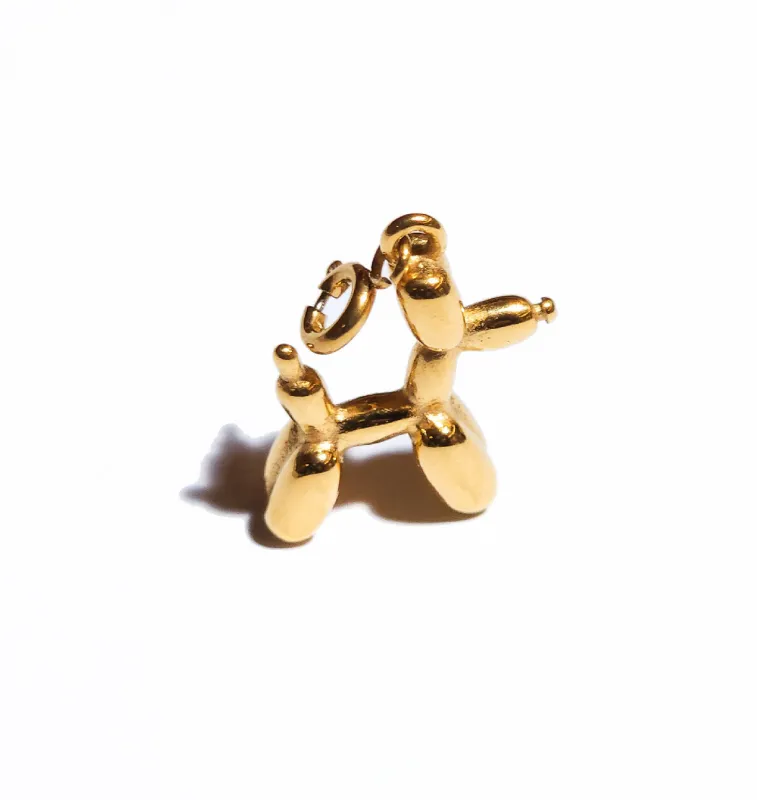 Jeff Balloon Dog Pendant • Gold sold by Matter Matters