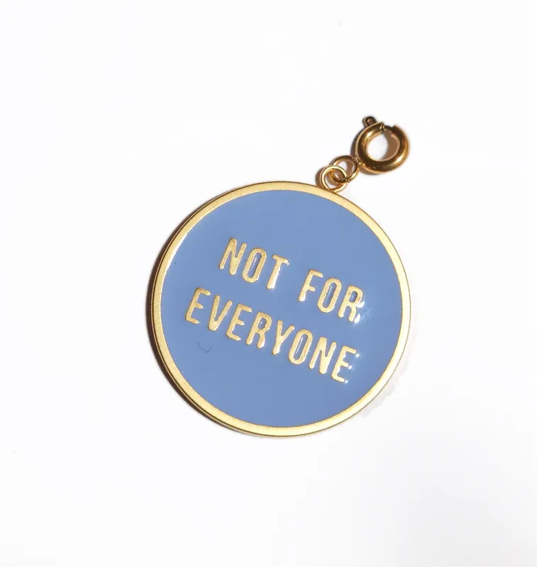 Not For Everyone Pendant • Light Blue & Yellow sold by Matter Matters
