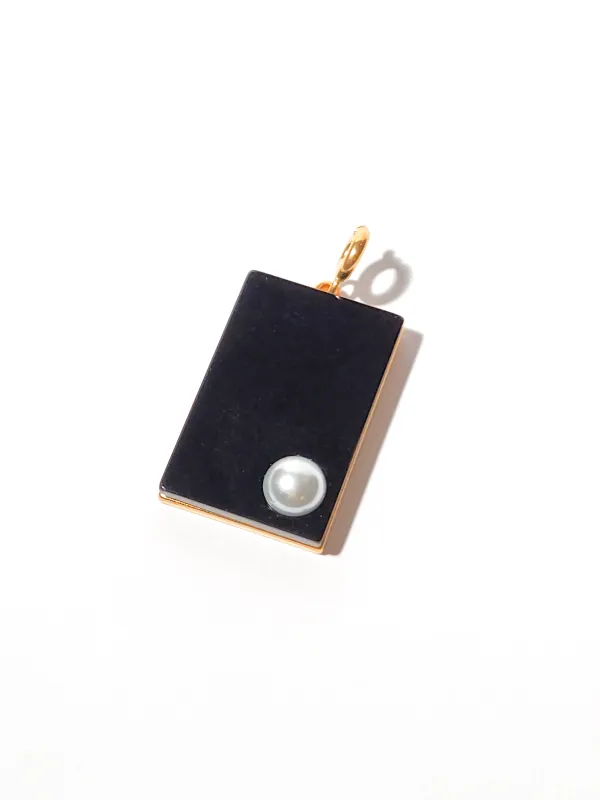 Mood Pendant • Black / Pearl sold by Matter Matters