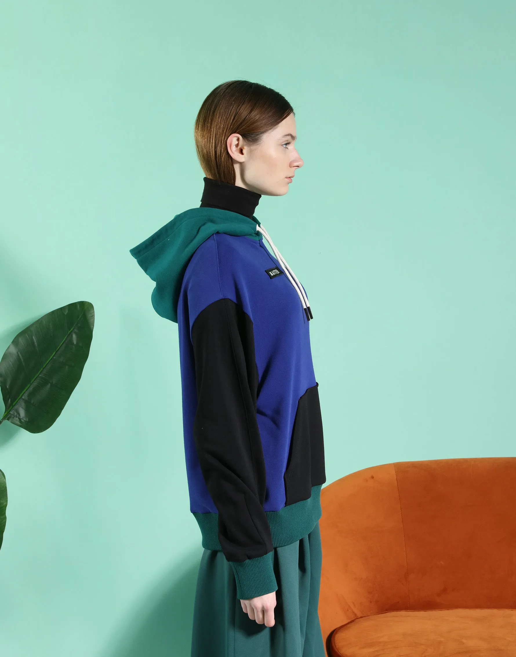 Subdue / Colour-block Hoodies • Electric Blue sold by Matter Matters product image thumbnail 4