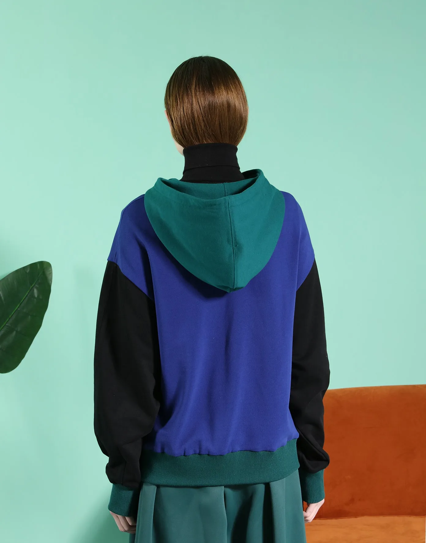 Subdue / Colour-block Hoodies • Electric Blue sold by Matter Matters product image thumbnail 5