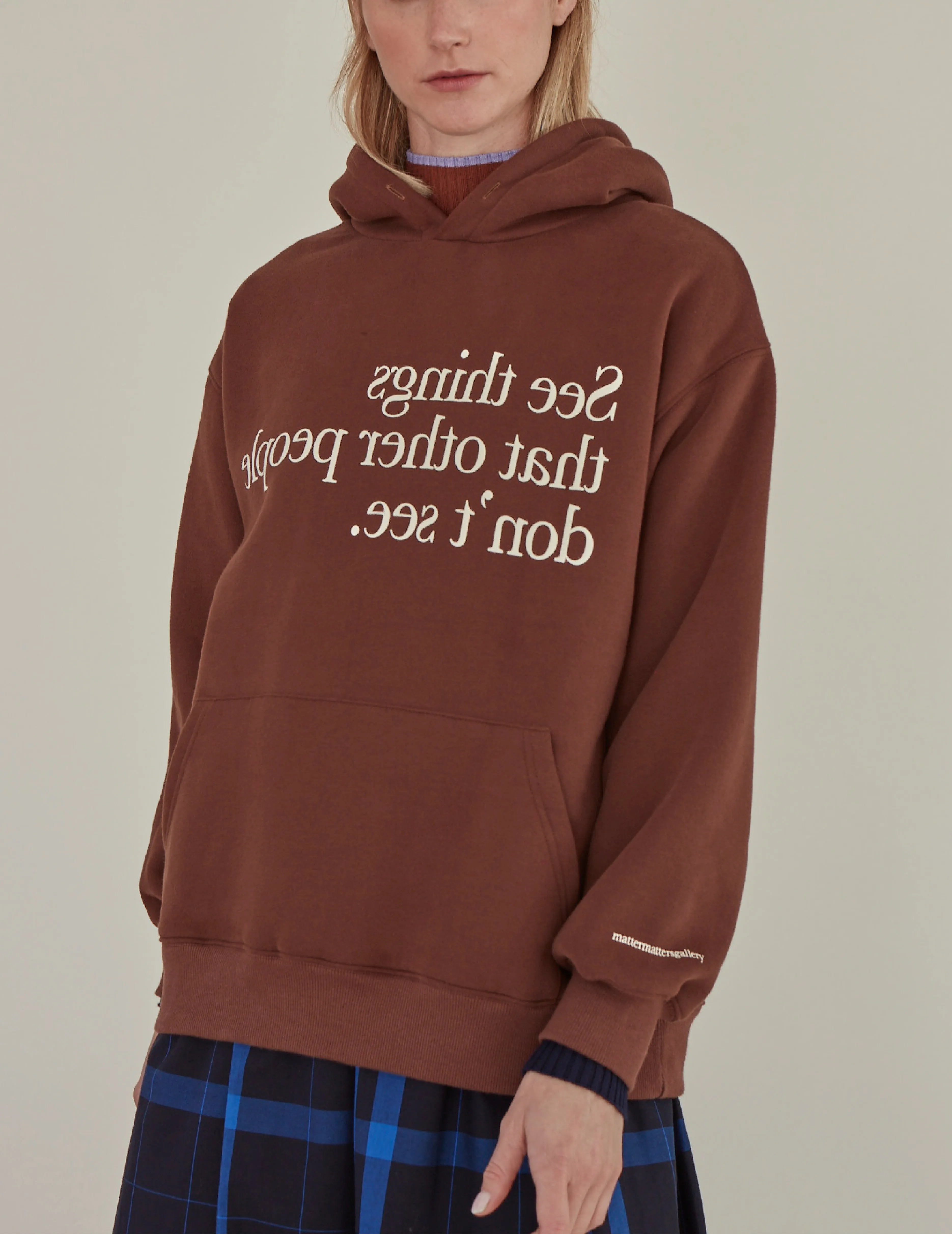 See Things / Oversized Hoodies • Brown sold by Matter Matters product image thumbnail 2