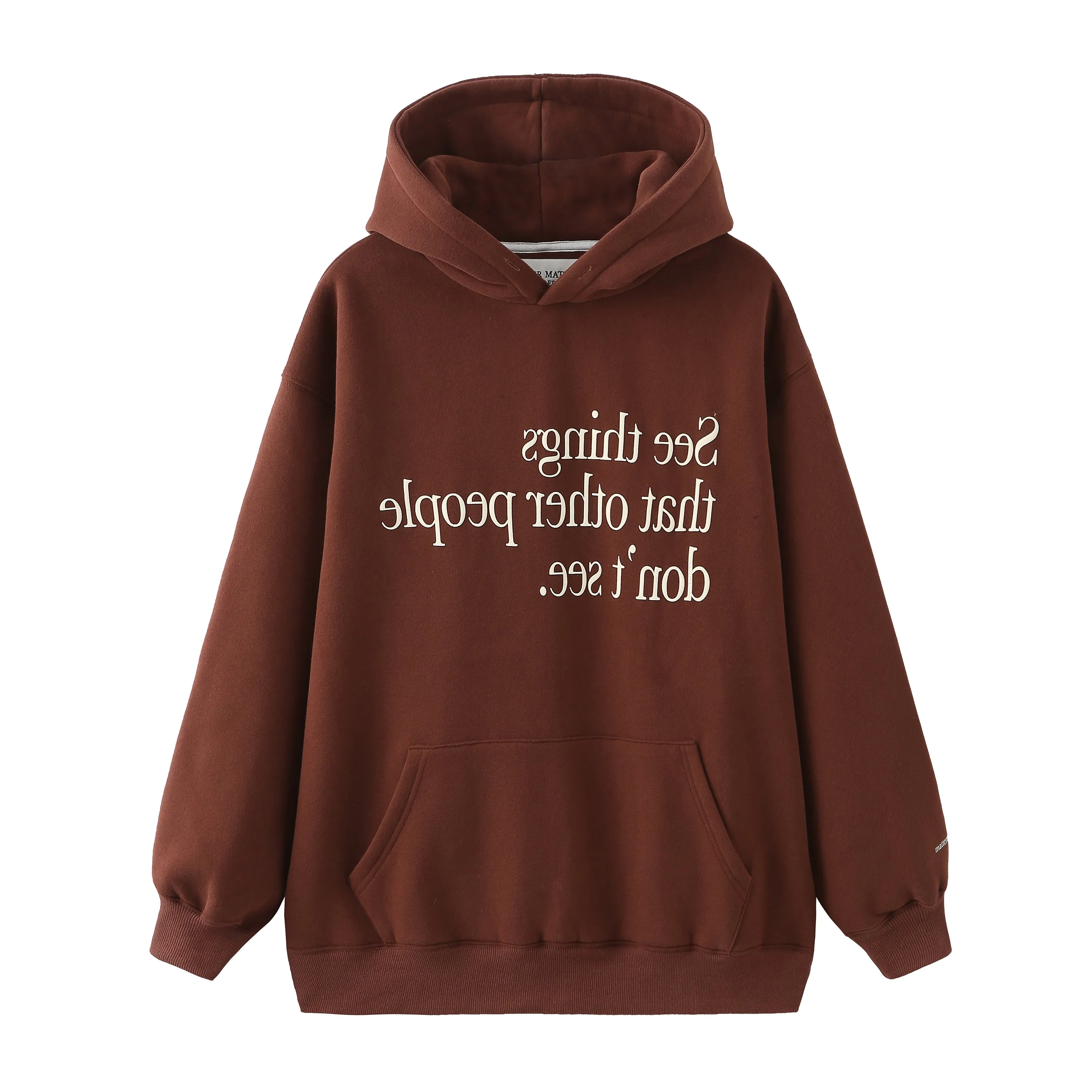 See Things / Oversized Hoodies • Brown sold by Matter Matters