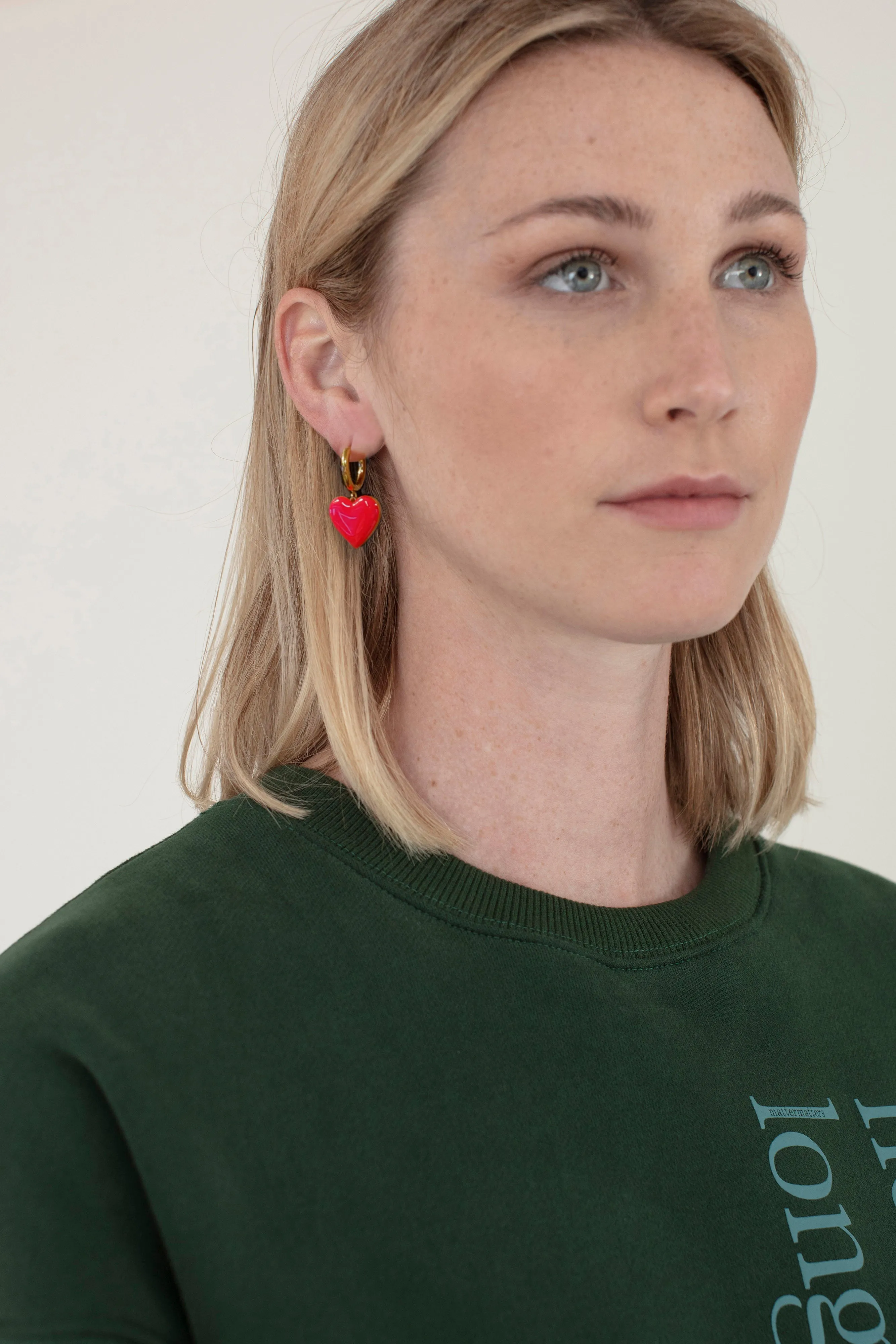 Hold Your Heart / Hoops • Red & Navy sold by Matter Matters product image thumbnail 2