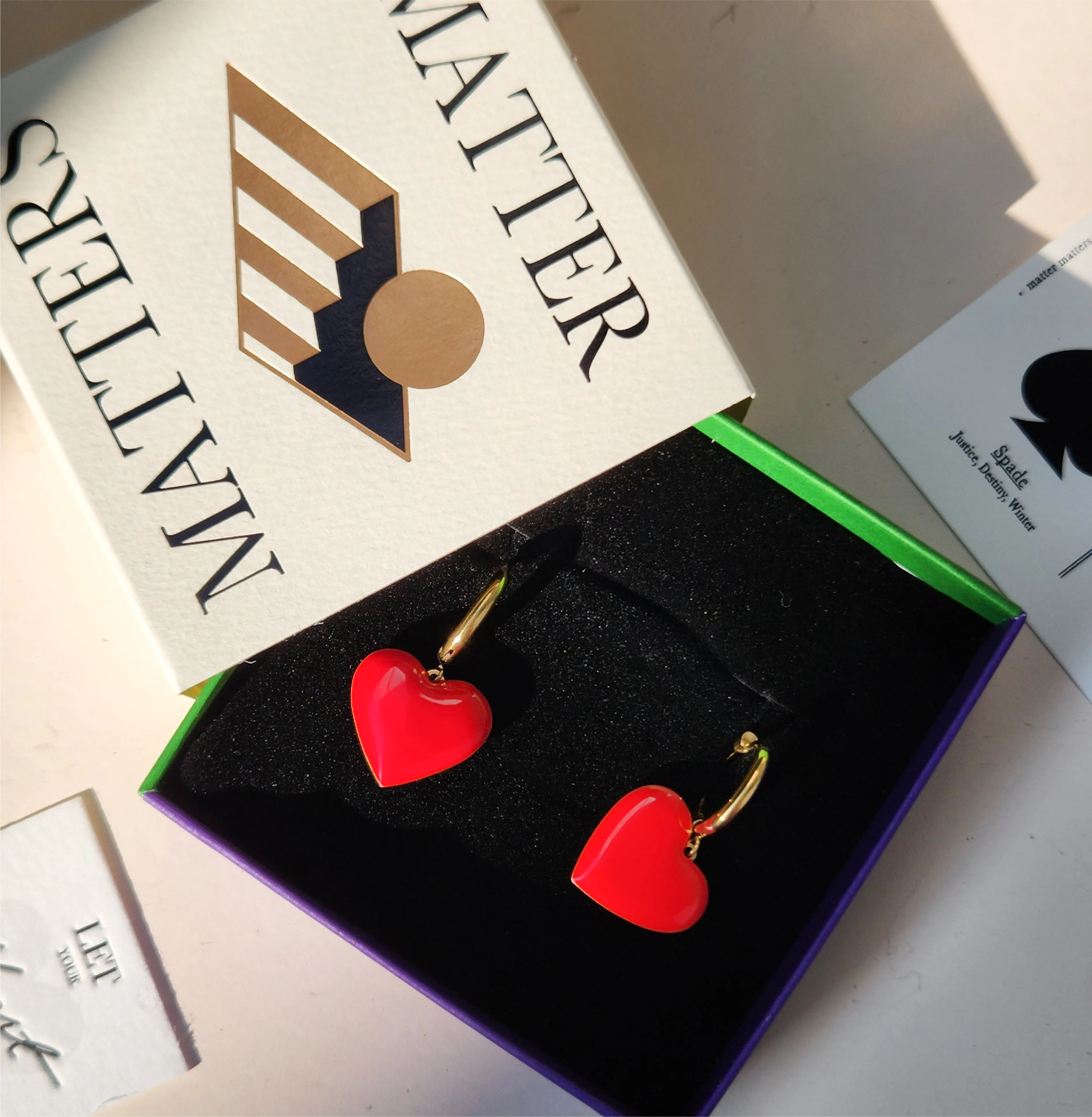 Hold Your Heart / Hoops • Red & Navy sold by Matter Matters product image thumbnail 5