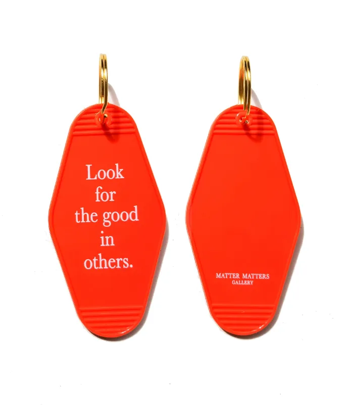 MMG Keyring • Orange • Look for the good in others. sold by Matter Matters