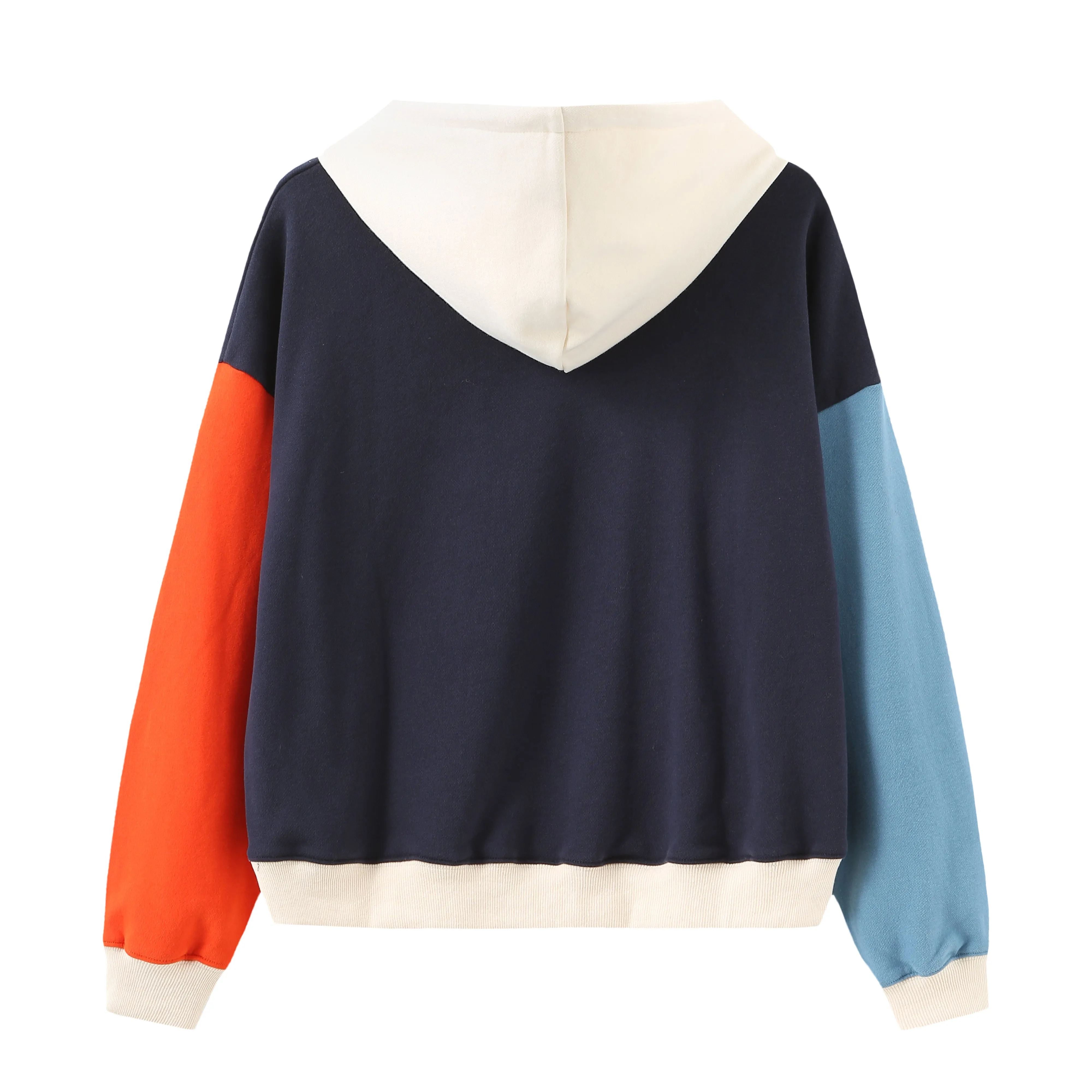 Stoic / Colour-block Hoodies • Navy sold by Matter Matters product image thumbnail 3