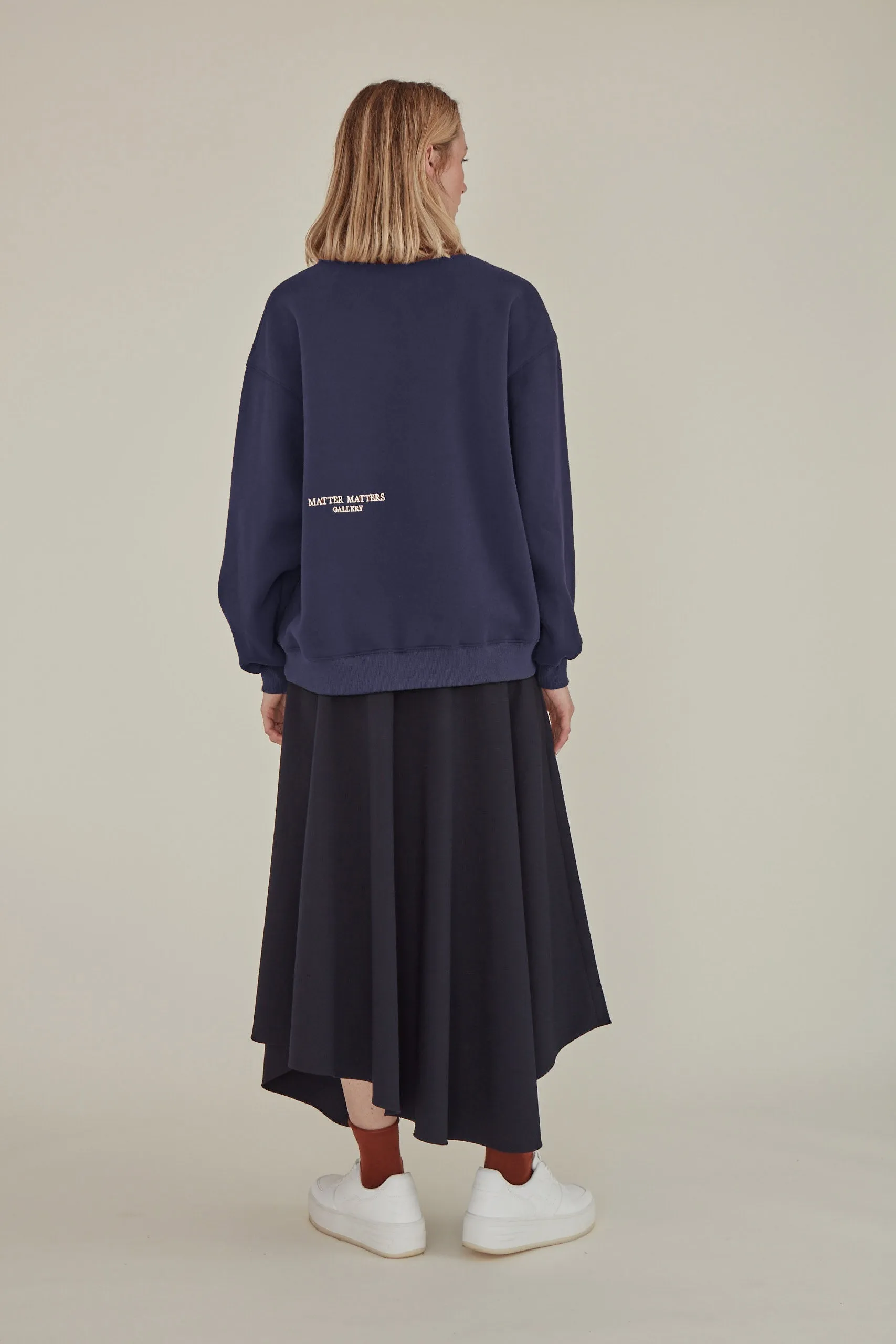 Be Amusing / Oversized Sweatshirt • Navy sold by Matter Matters product image thumbnail 5