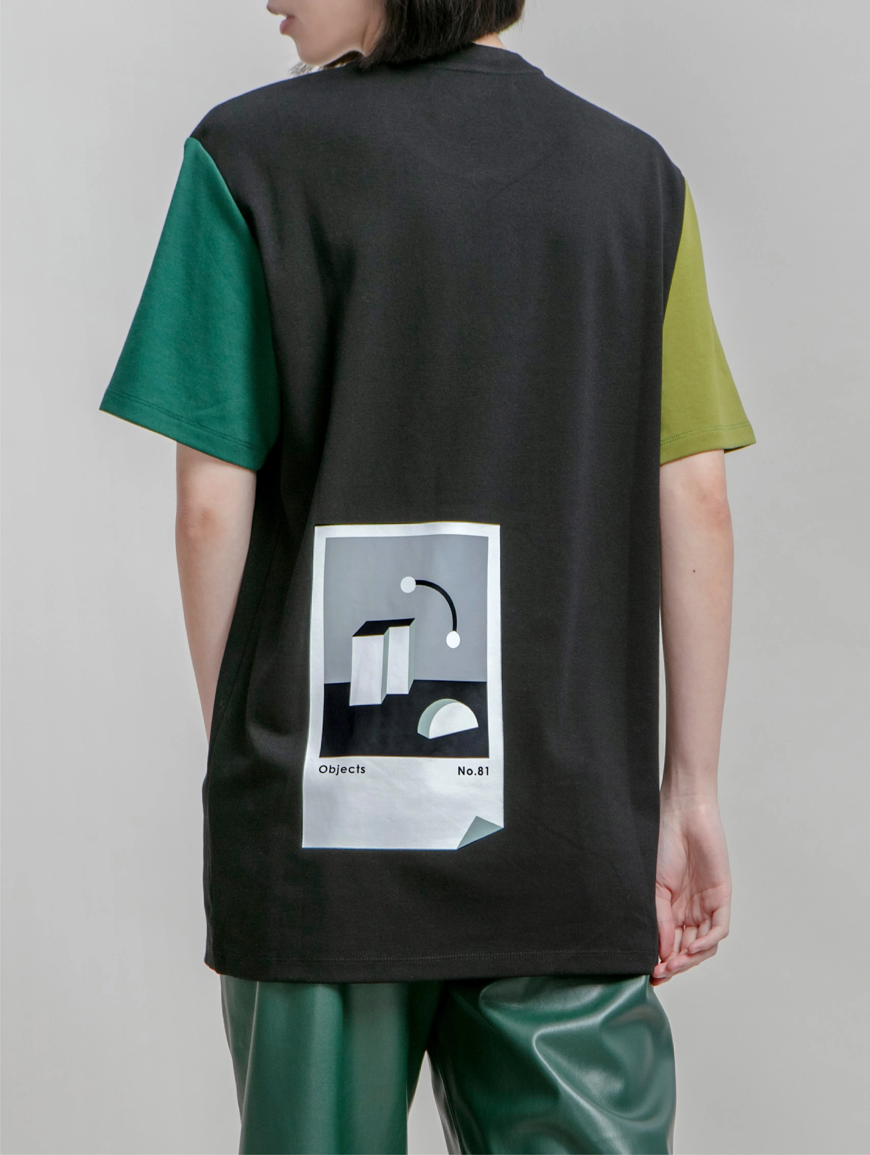 Objects / Long T-shirt • Multi Green sold by Matter Matters product image thumbnail 2