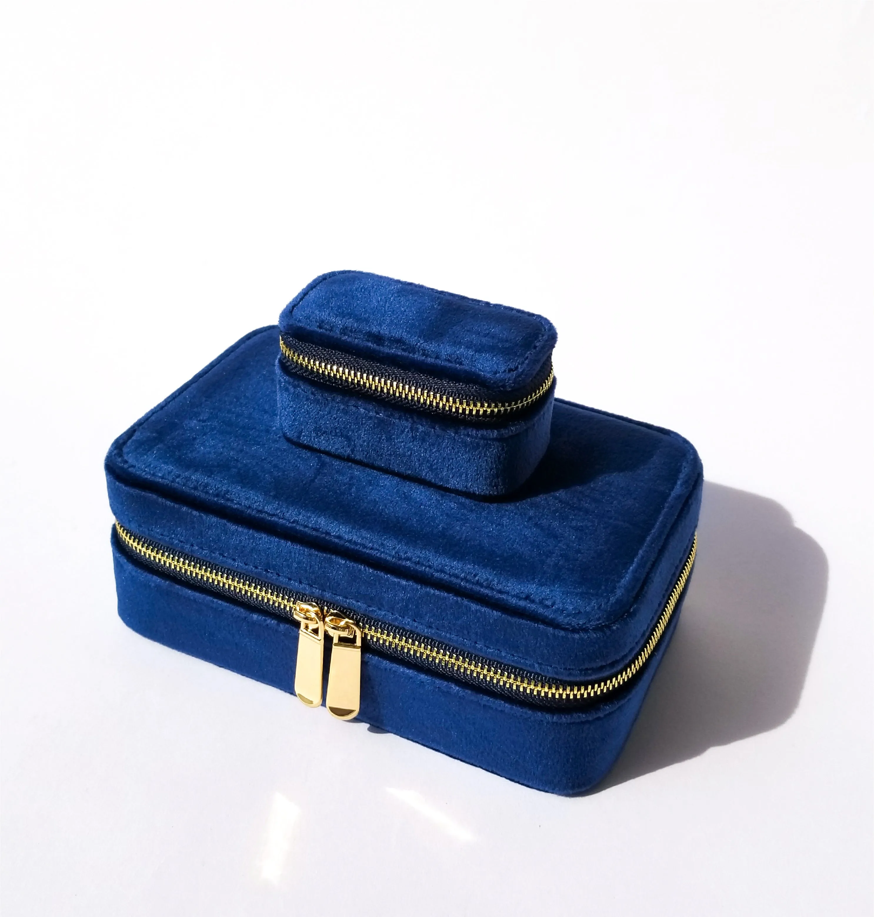 Velvet Jewellery Case Set • Midnight Blue sold by Matter Matters product image thumbnail 5