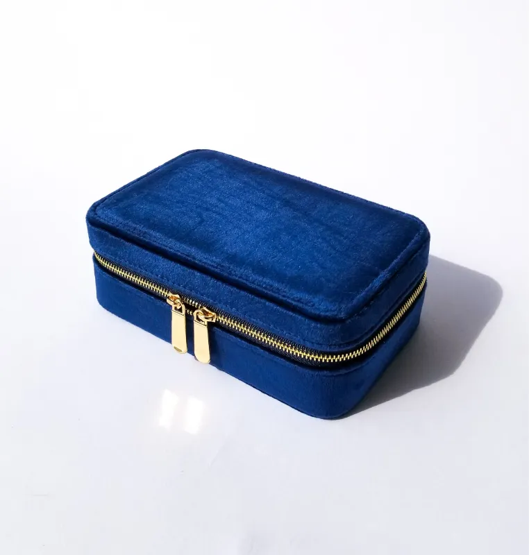 Velvet Jewellery Case Set • Midnight Blue sold by Matter Matters