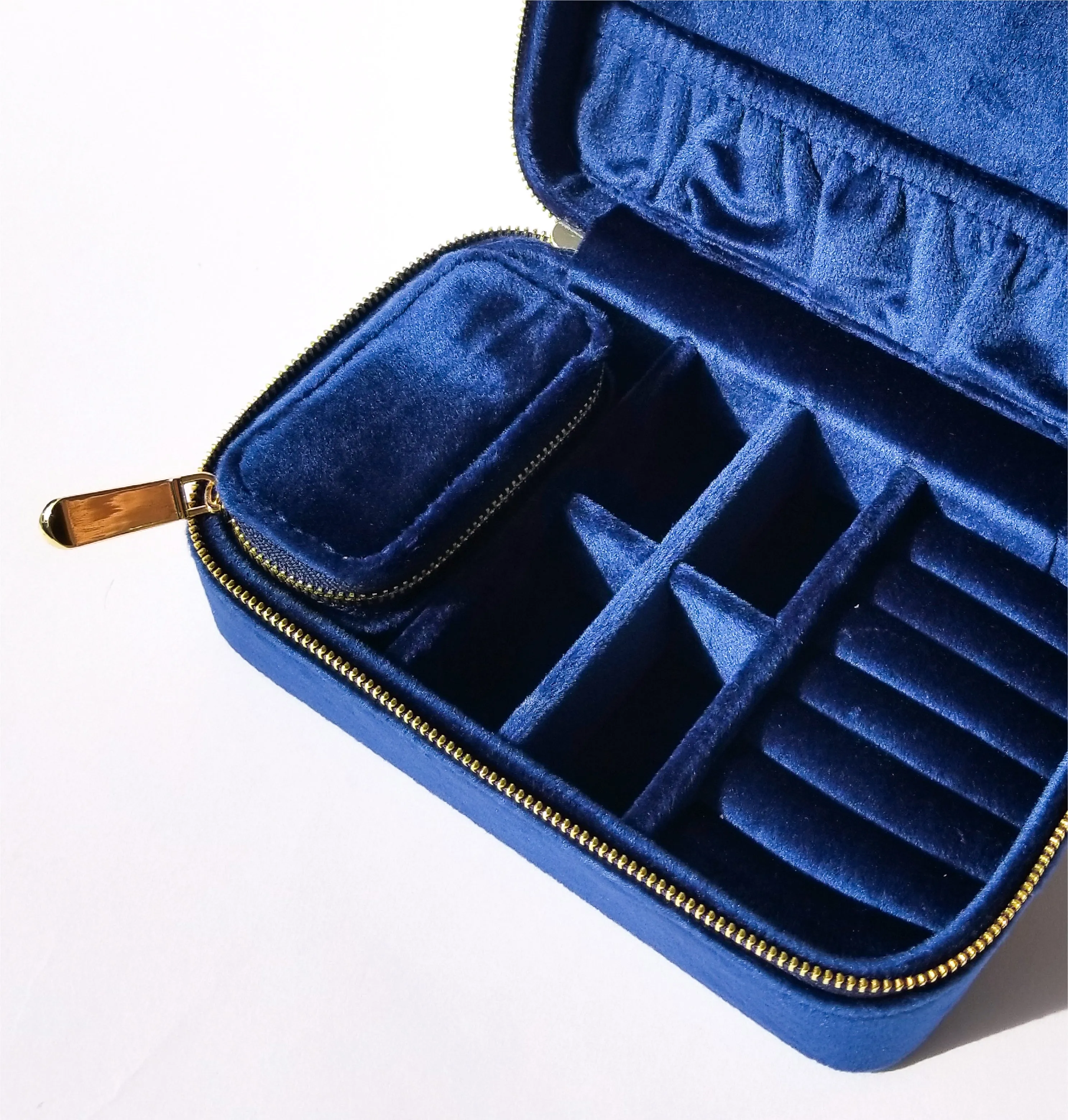 Velvet Jewellery Case Set • Midnight Blue sold by Matter Matters product image thumbnail 4