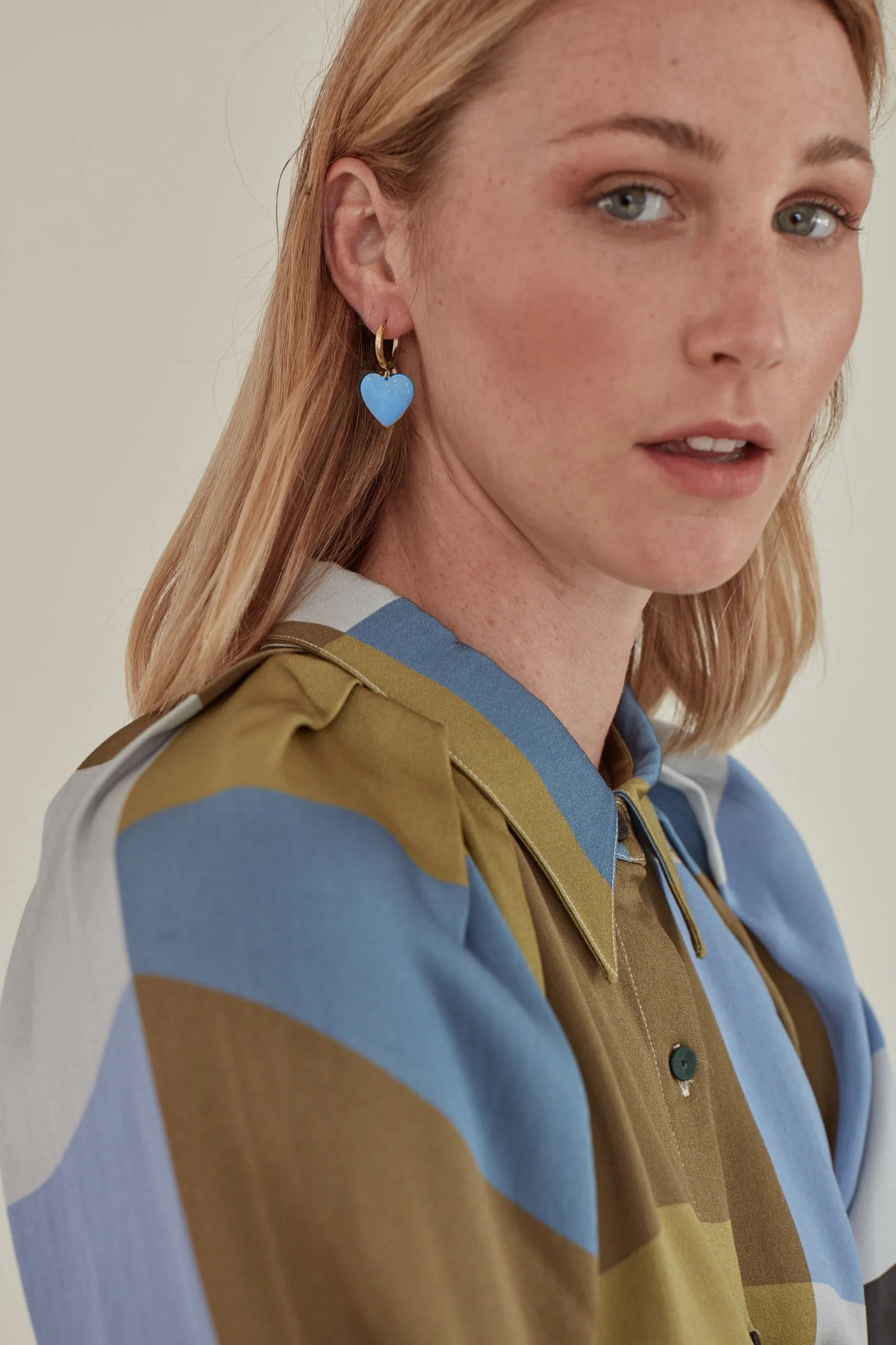 Hold Your Heart / Hoops • Sky Blue & Tan sold by Matter Matters product image thumbnail 4