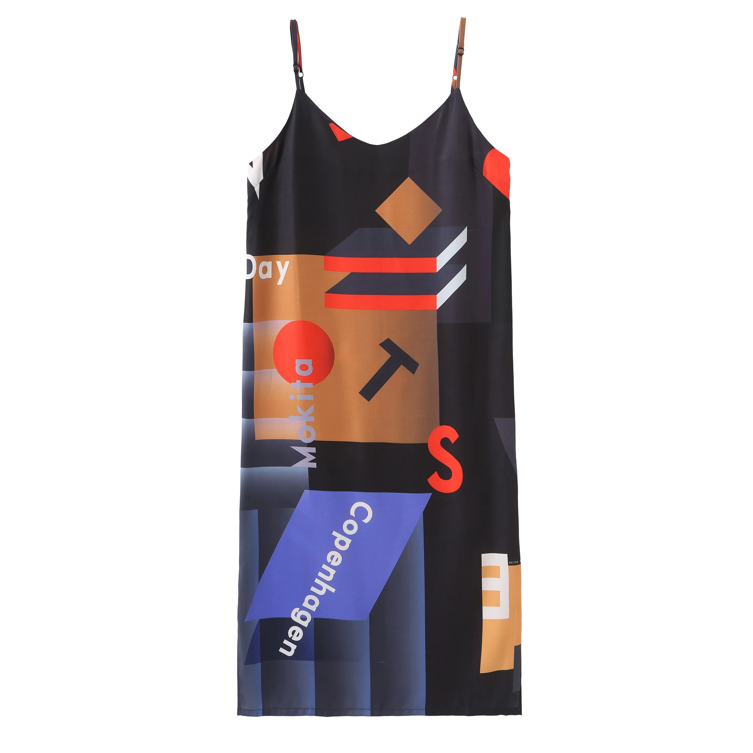 Mokita / Pattern Tank Dress • Black sold by Matter Matters product image thumbnail 3