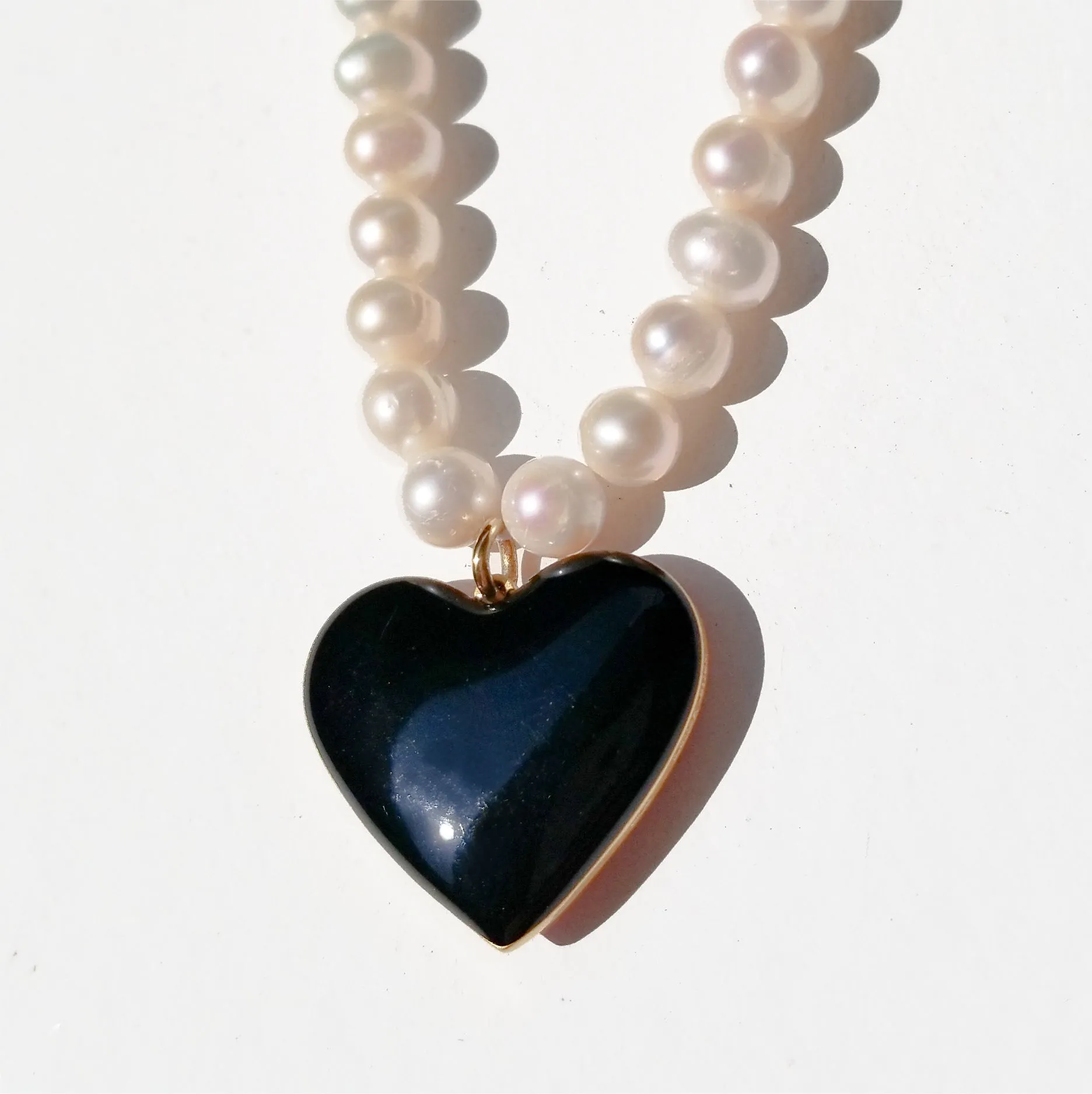Love / Pearl Necklace • Red / Black sold by Matter Matters product image thumbnail 3
