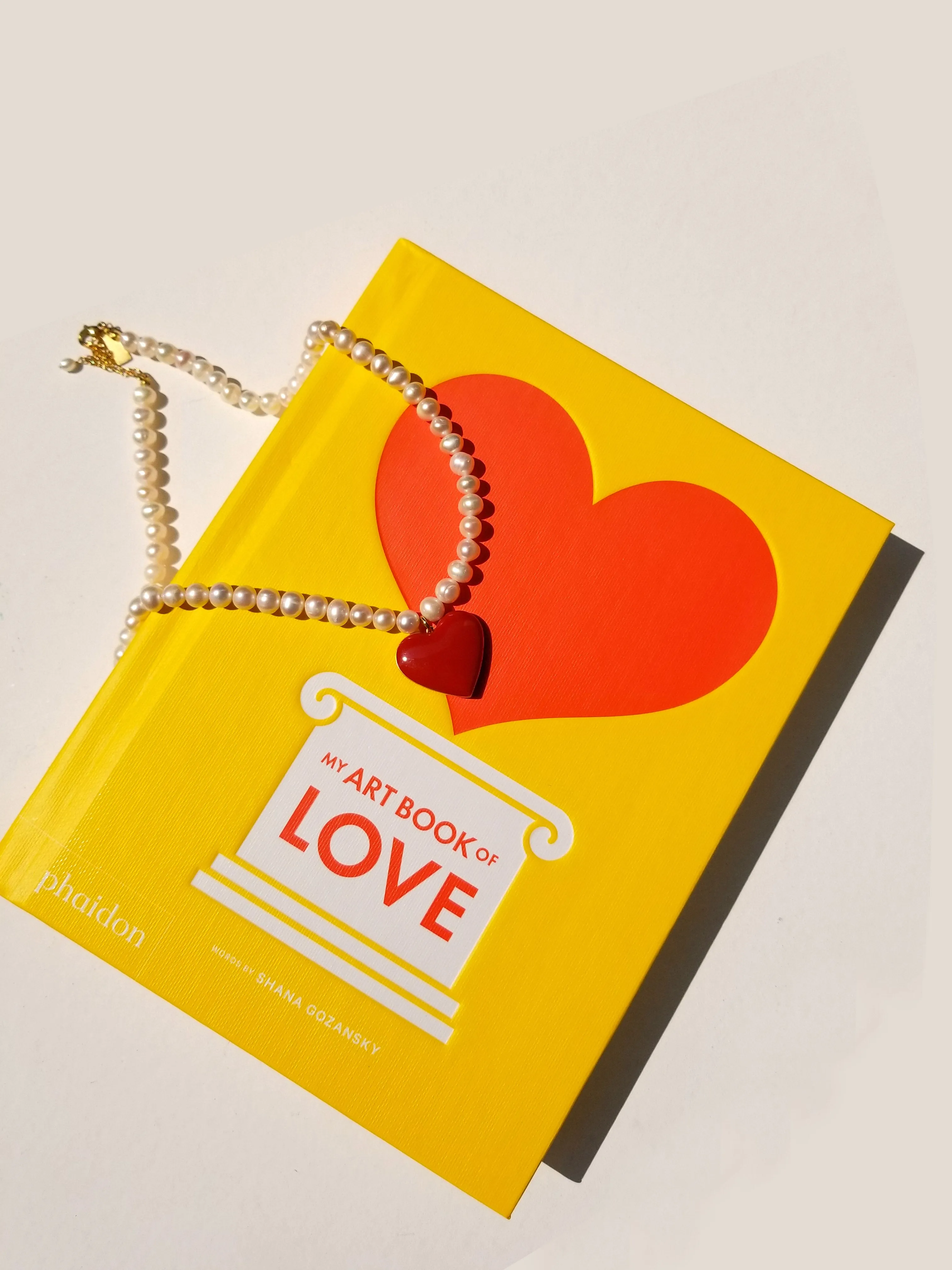 Love / Pearl Necklace • Red / Black sold by Matter Matters product image thumbnail 4