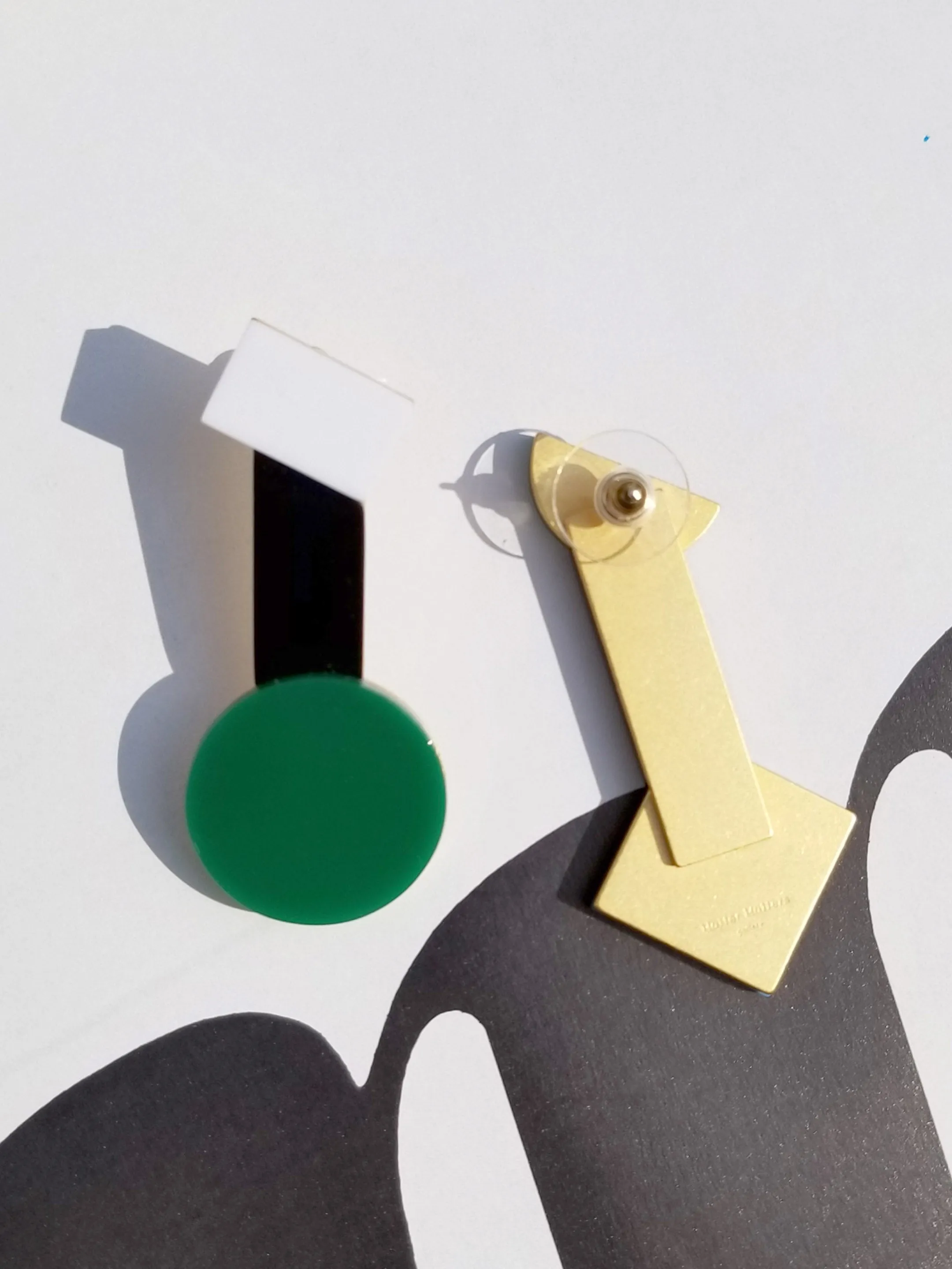 Casa Drop Earrings • Green sold by Matter Matters product image thumbnail 5