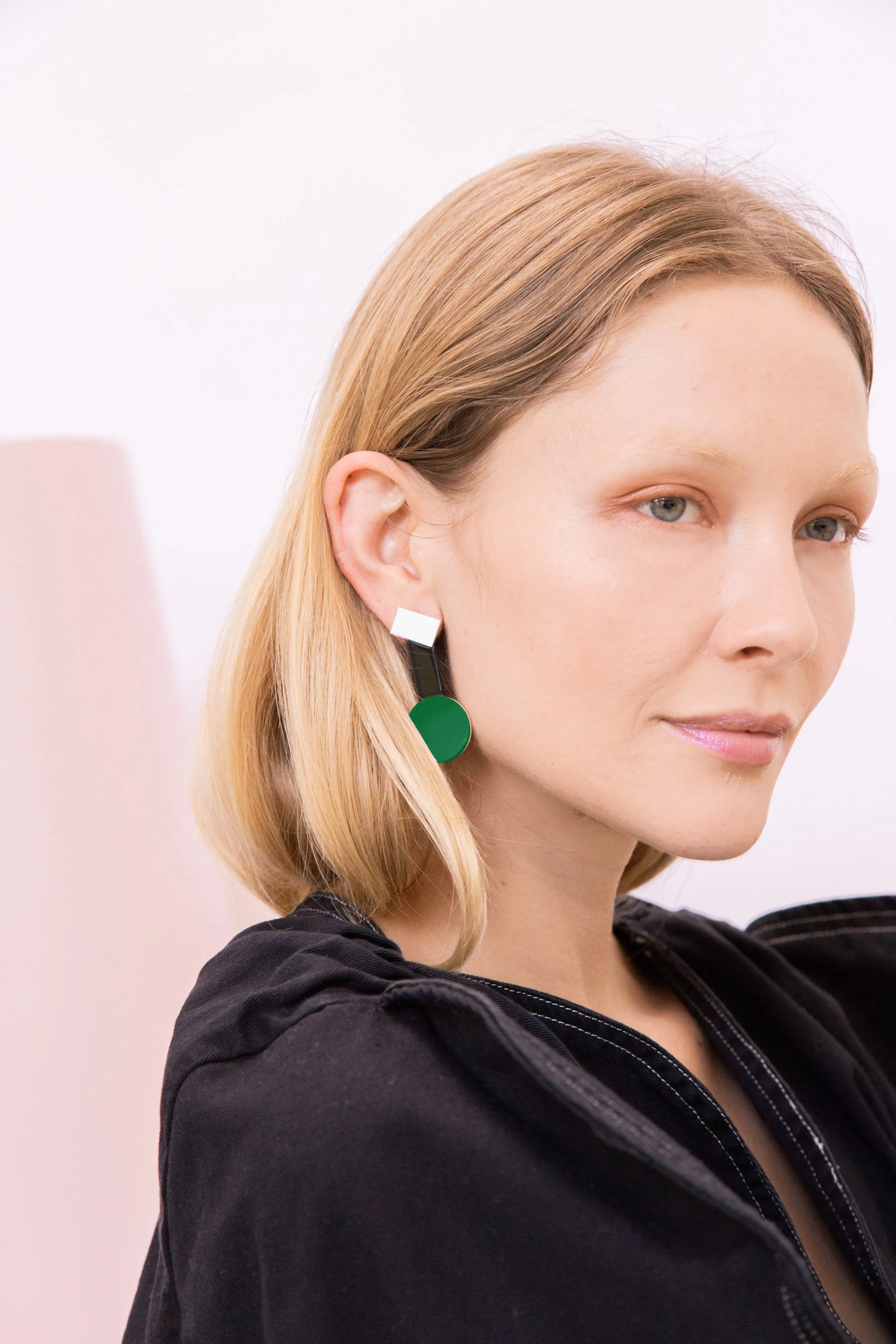 Casa Drop Earrings • Green sold by Matter Matters product image thumbnail 2