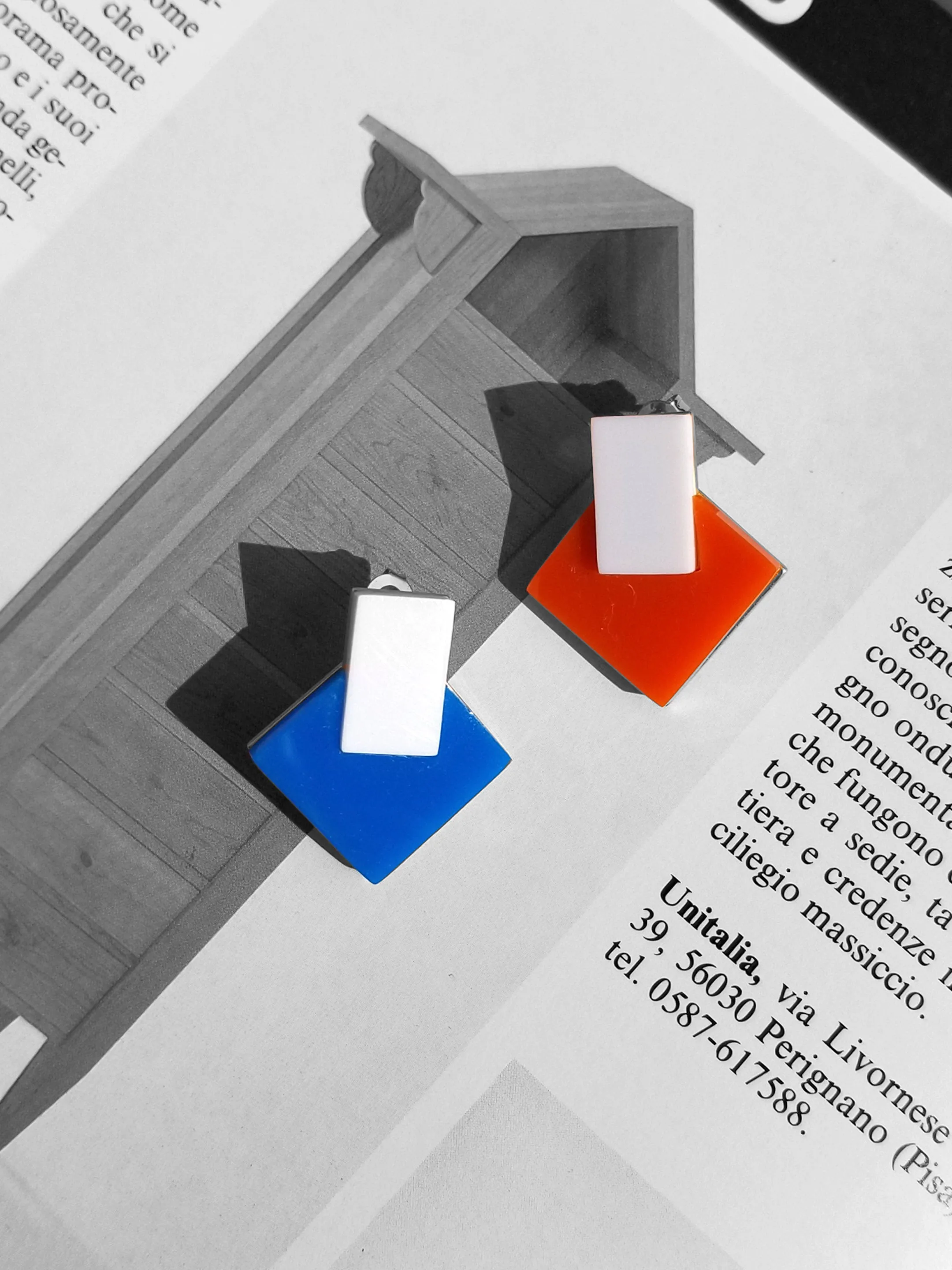 Boha Studs • Blue sold by Matter Matters product image thumbnail 3