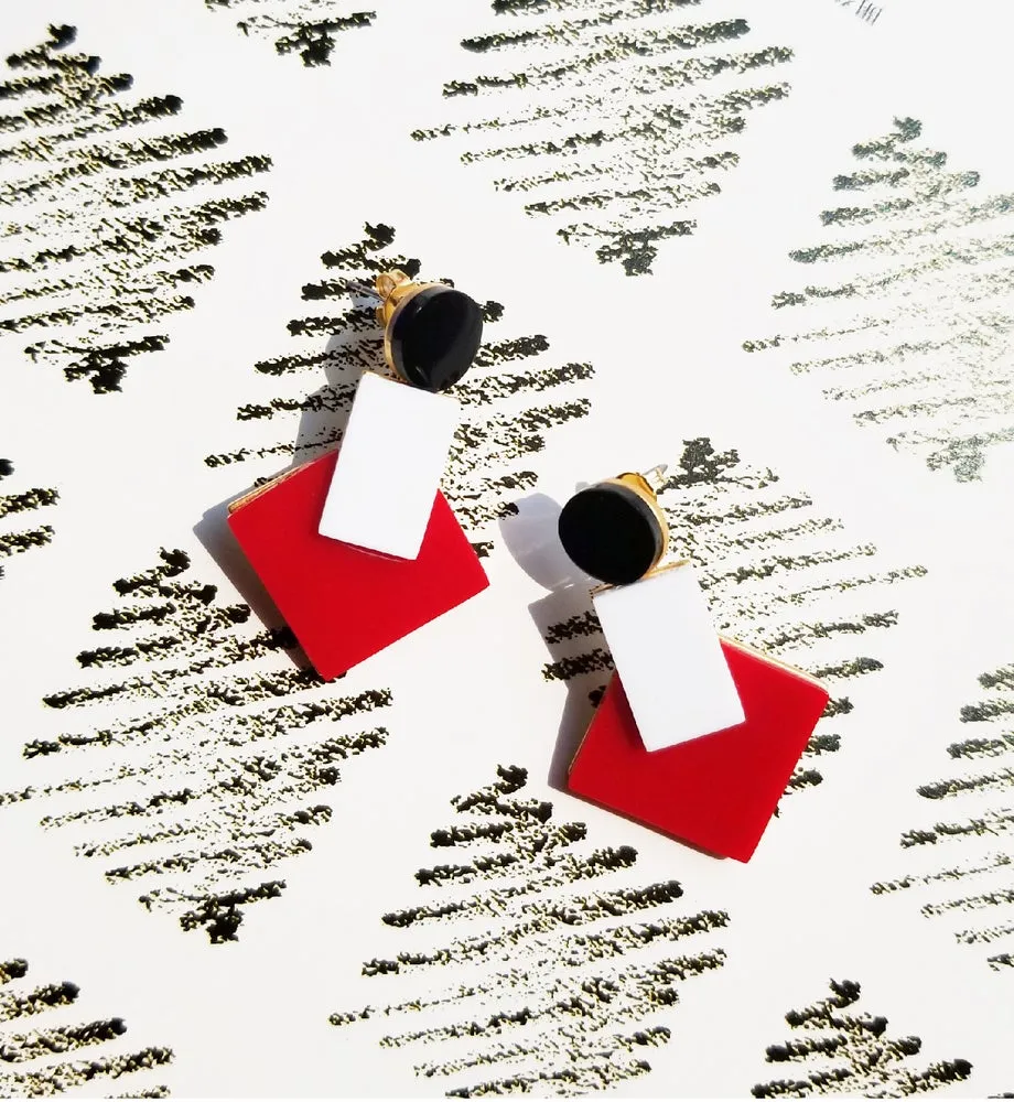 Baho Earrings • Red sold by Matter Matters product image thumbnail 4