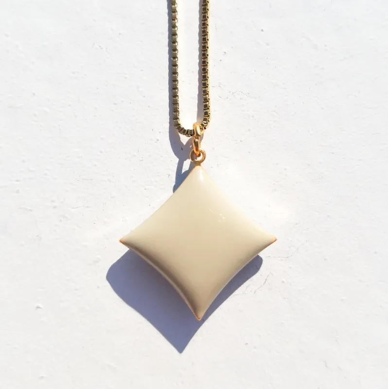 Diamond Necklace • Stone & Pea Green sold by Matter Matters