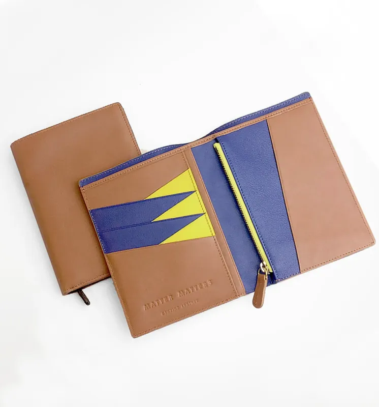 Bauhaus Passport Wallet • Brown sold by Matter Matters