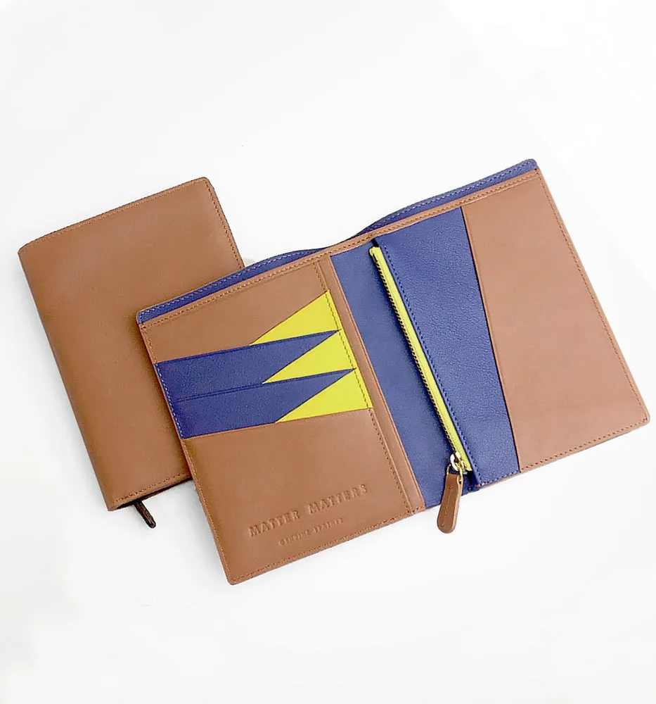 Bauhaus Passport Wallet • Brown sold by Matter Matters