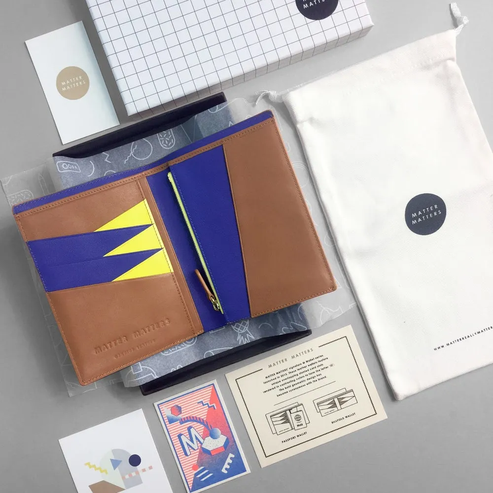 Bauhaus Passport Wallet • Brown sold by Matter Matters product image thumbnail 3