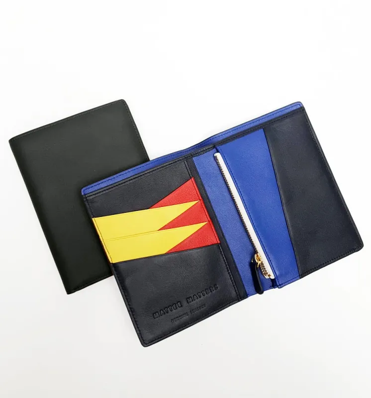 Bauhaus Passport Wallet • Black sold by Matter Matters