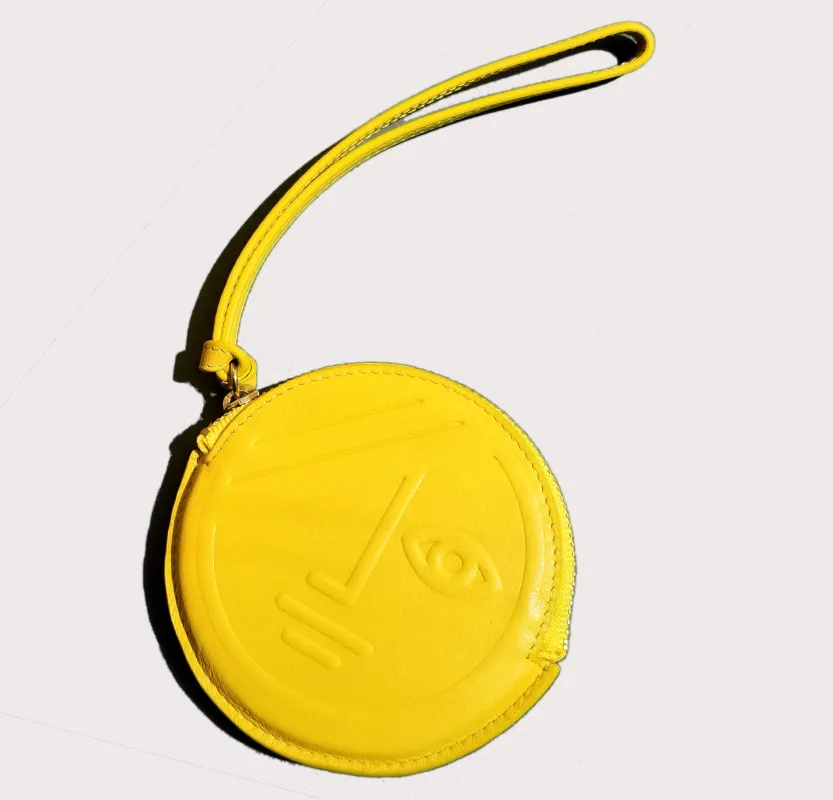 Phase Round Coin Purse • Yellow made by Matter Matters