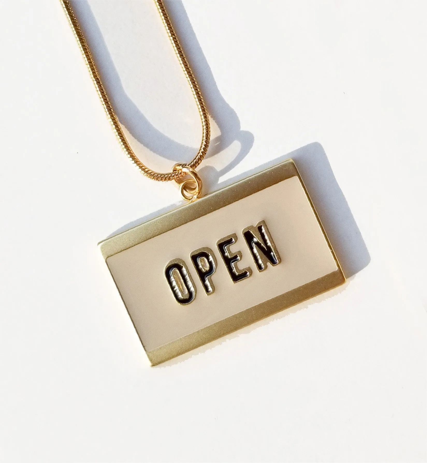 Open & Closed / Reversible Necklace sold by Matter Matters