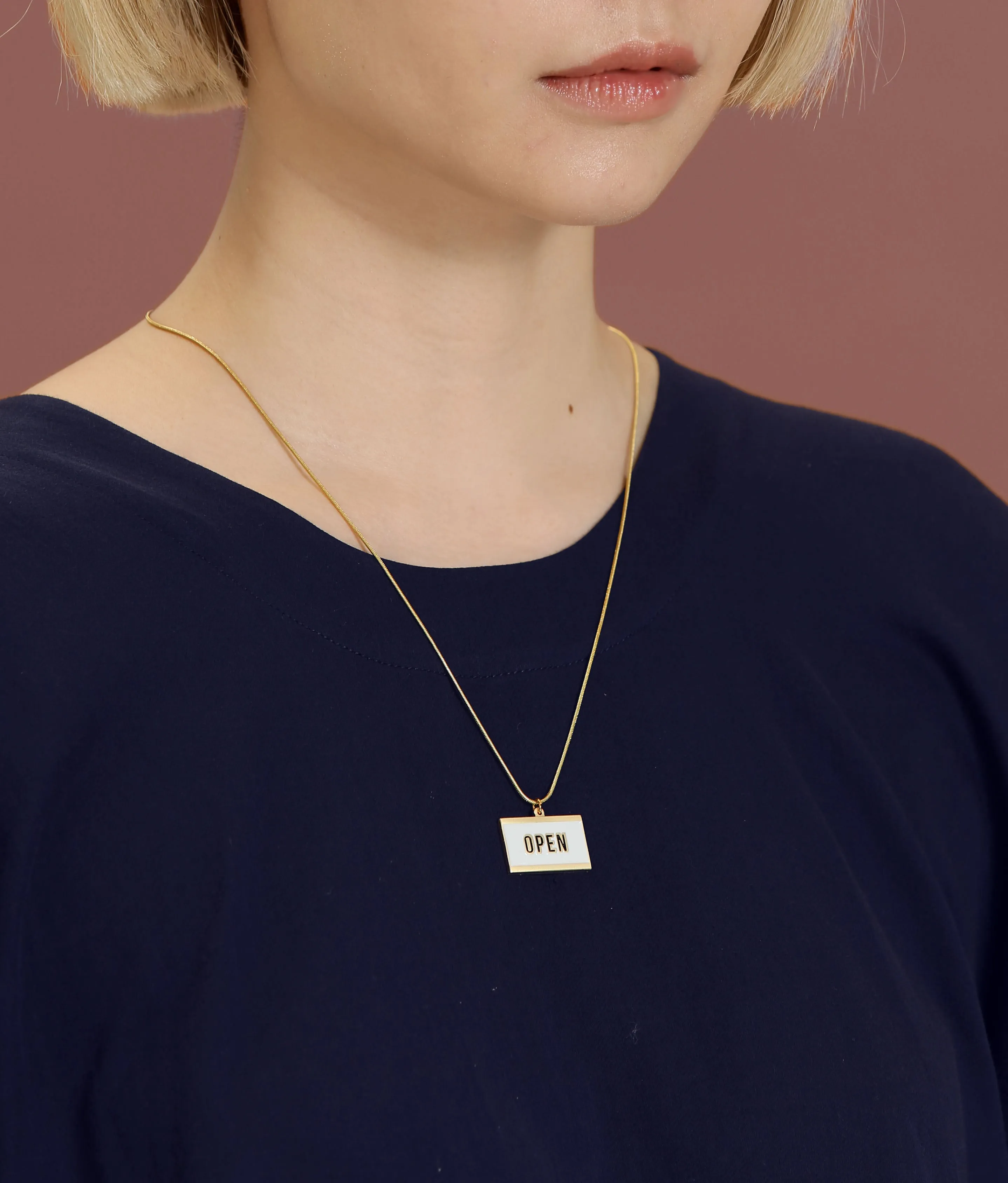 Open & Closed / Reversible Necklace sold by Matter Matters product image thumbnail 5