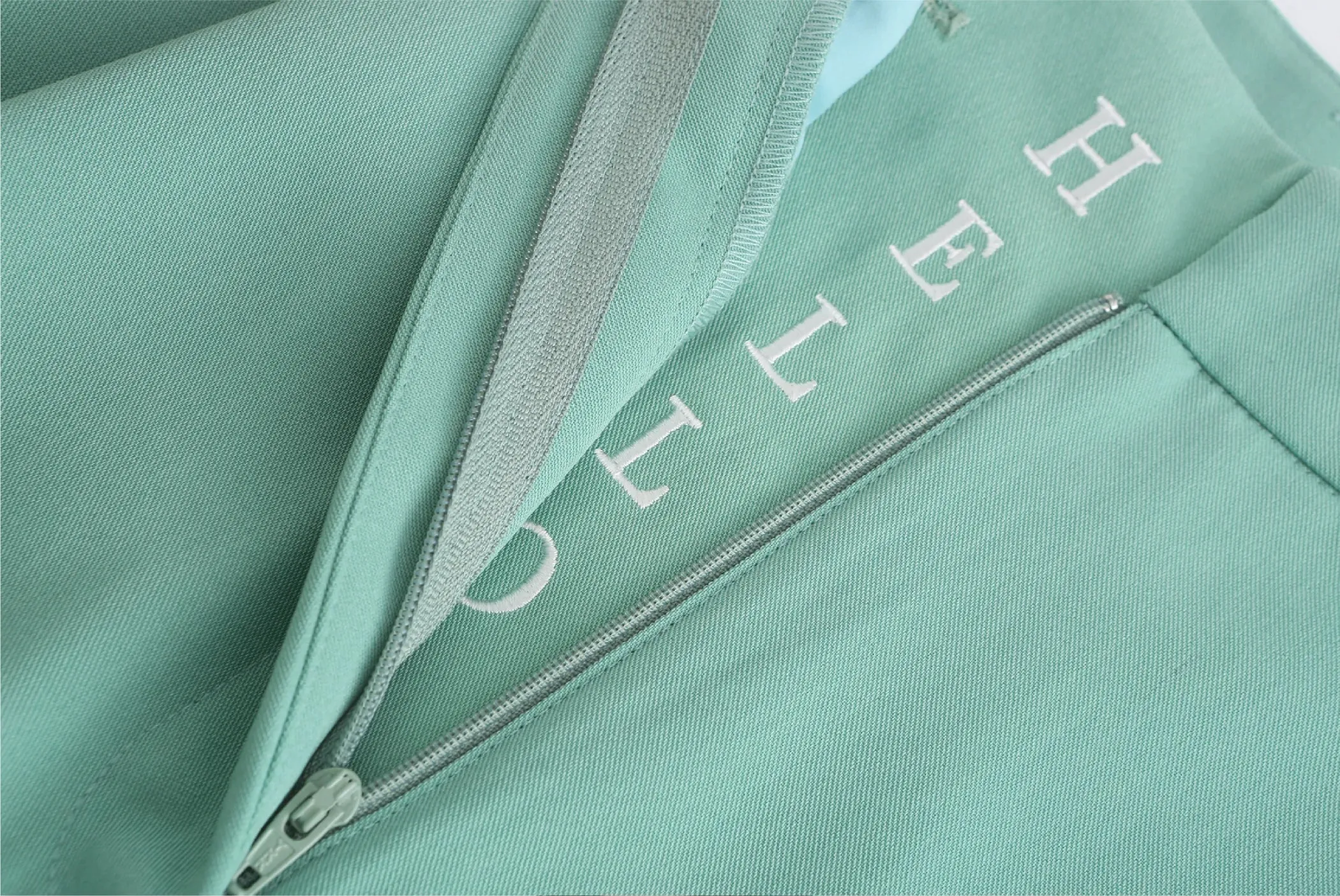 'HELLO' / Wide-leg Boyfriend Pants • Mint sold by Matter Matters product image thumbnail 2