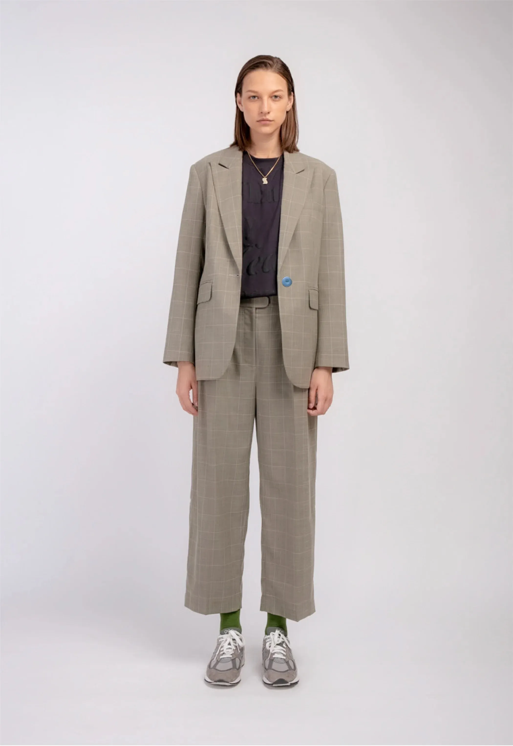 The Boyfriend Blazer • Checkered sold by Matter Matters product image thumbnail 2