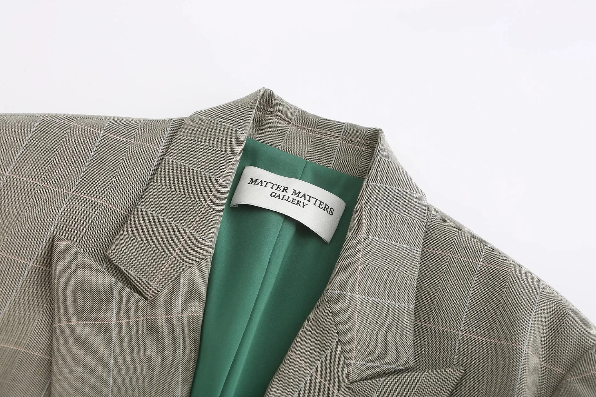 The Boyfriend Blazer • Checkered sold by Matter Matters product image thumbnail 5