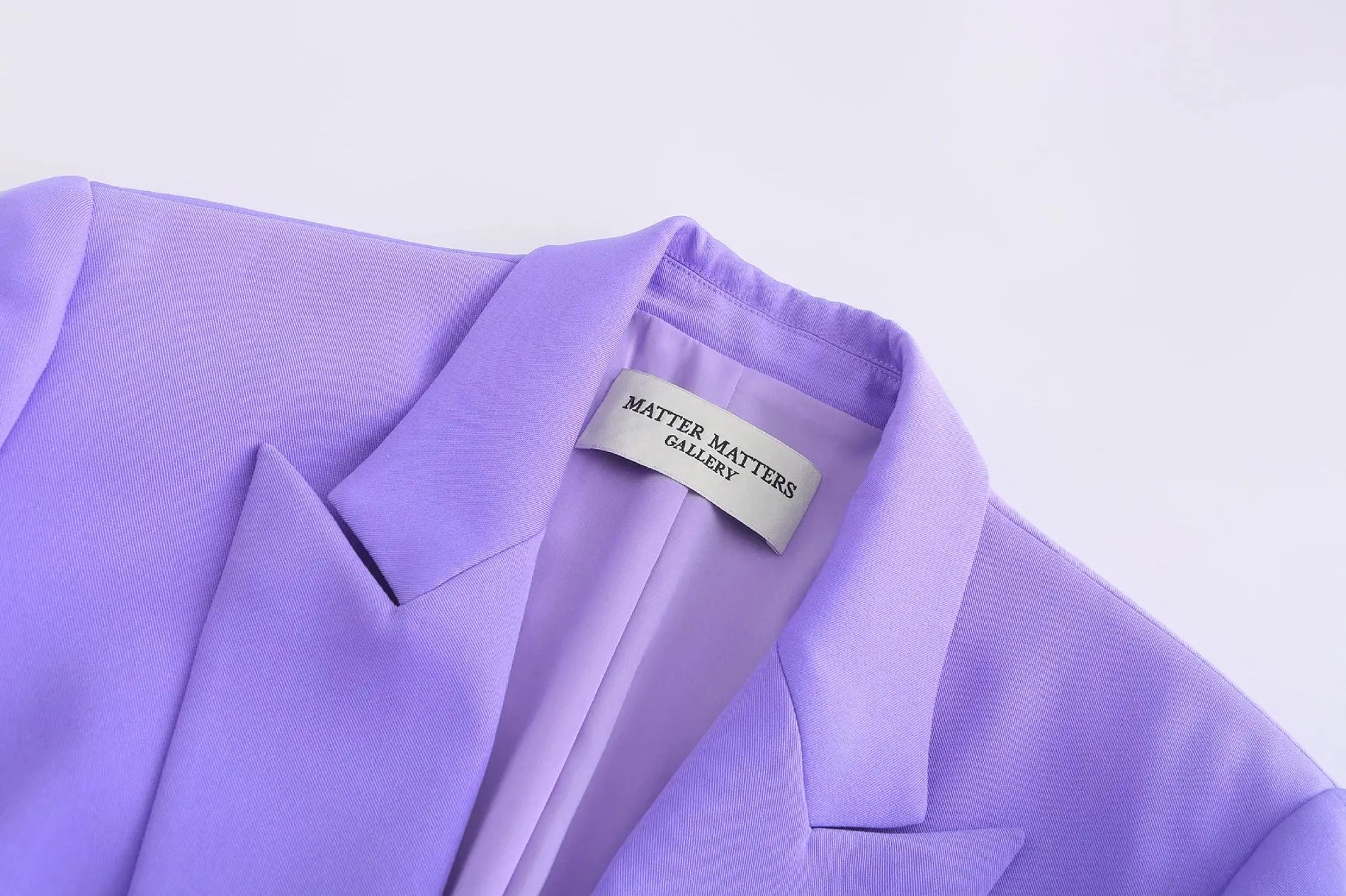 The Boyfriend Blazer • Lilac sold by Matter Matters product image thumbnail 5