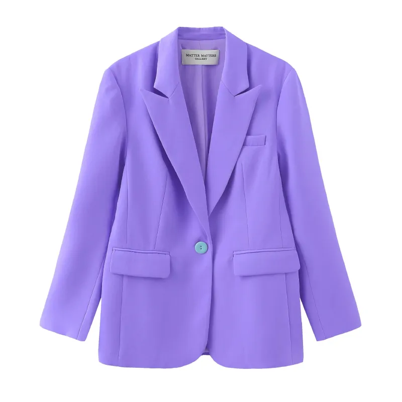 The Boyfriend Blazer • Lilac sold by Matter Matters