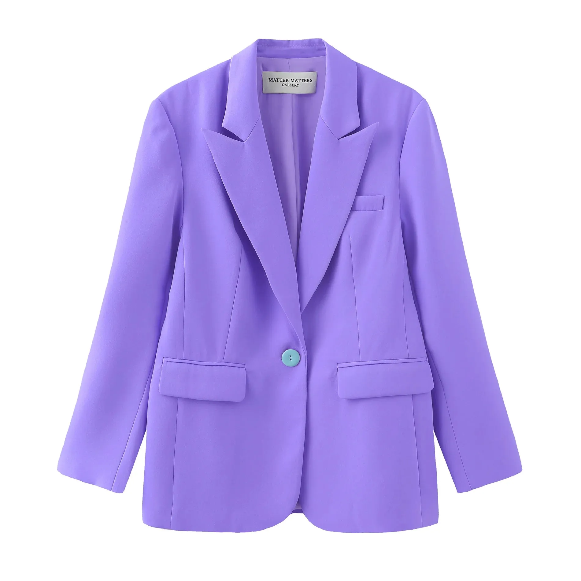 The Boyfriend Blazer • Lilac sold by Matter Matters