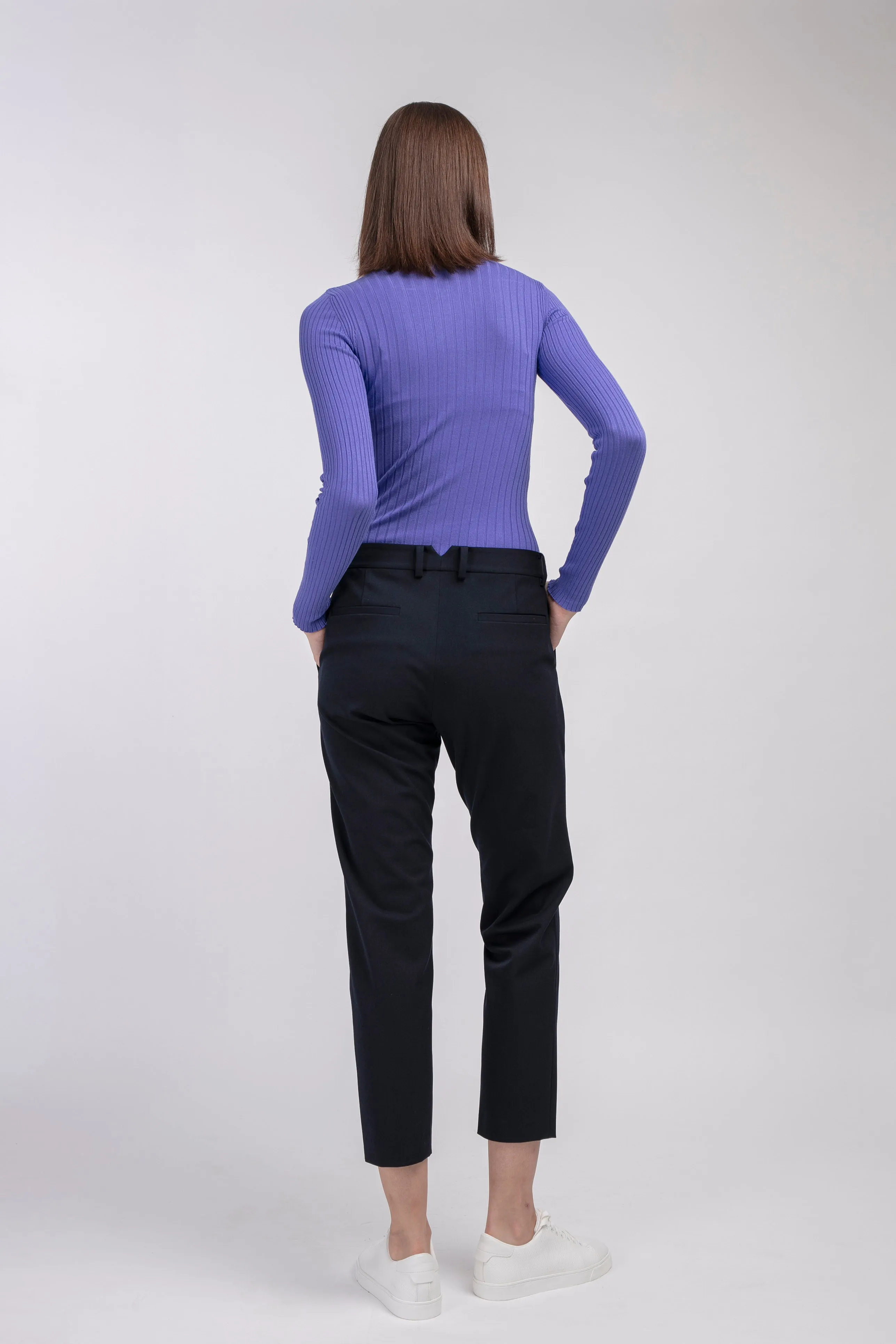 'HELLO' / Slim Fit Pants • Navy sold by Matter Matters product image thumbnail 5