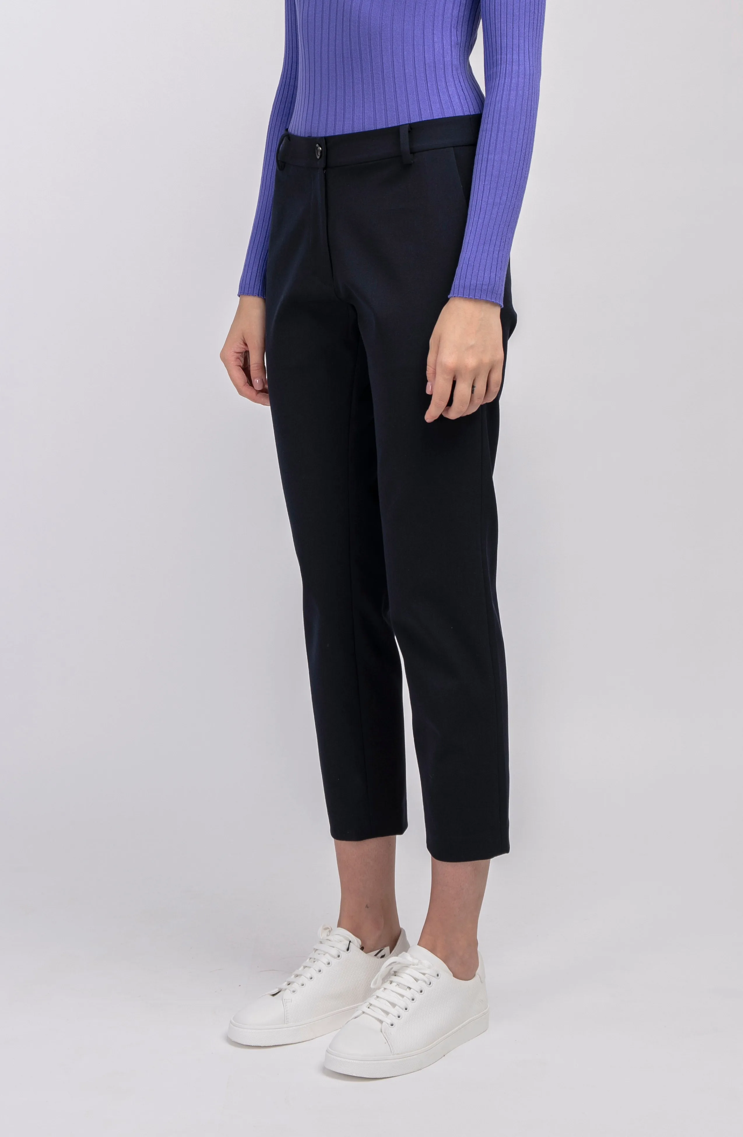 'HELLO' / Slim Fit Pants • Navy sold by Matter Matters product image thumbnail 2