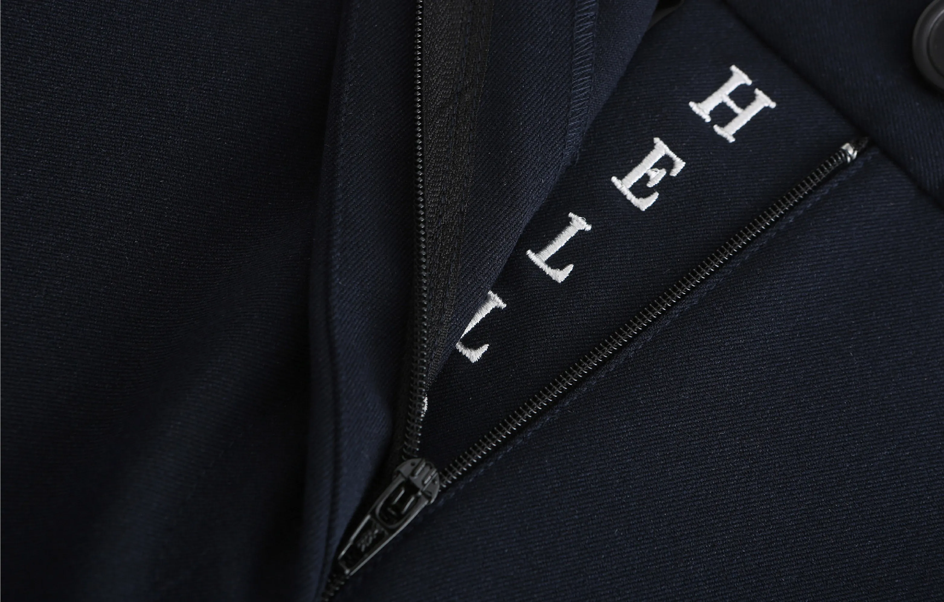 'HELLO' / Slim Fit Pants • Navy sold by Matter Matters product image thumbnail 4